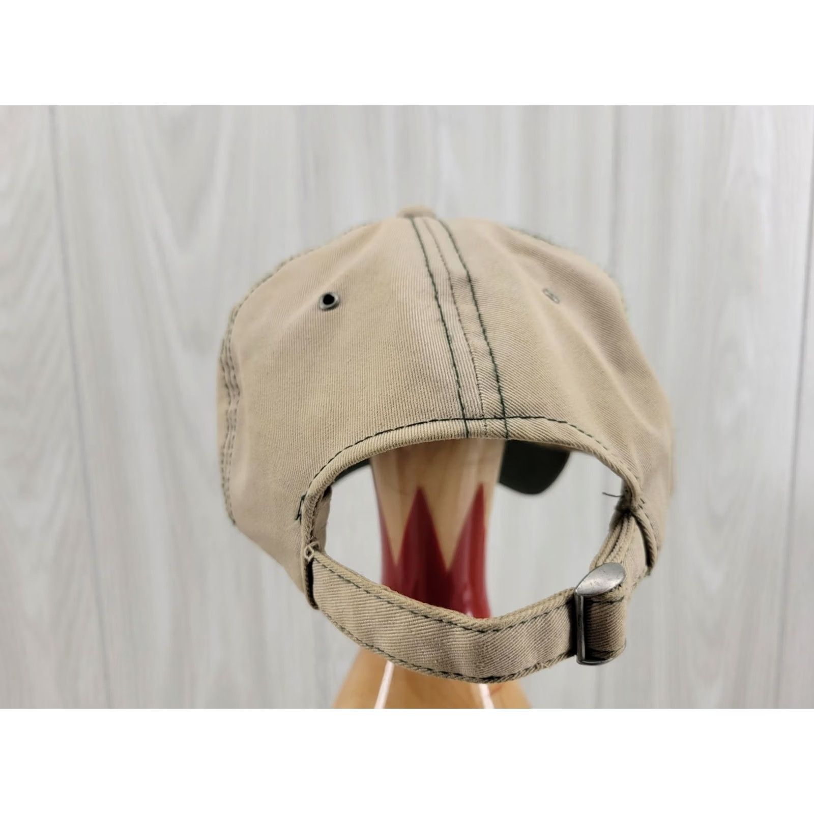 Vintage DUCKS UNLIMITED DISTRESSED TAN ADJUSTABLE CAP/HAT Unisex Adults Adjustable Tan Baseball Cap Size ONE SIZE - 7 Thumbnail