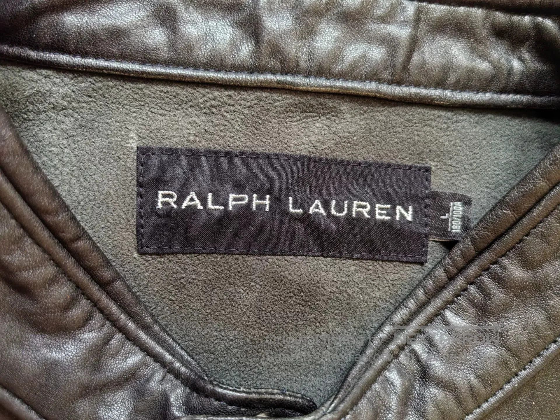 Ralph Lauren Black Label ralph lauren black label leather motorcycle jacket. Size US L / EU 52-54 / 3 - 6 Thumbnail