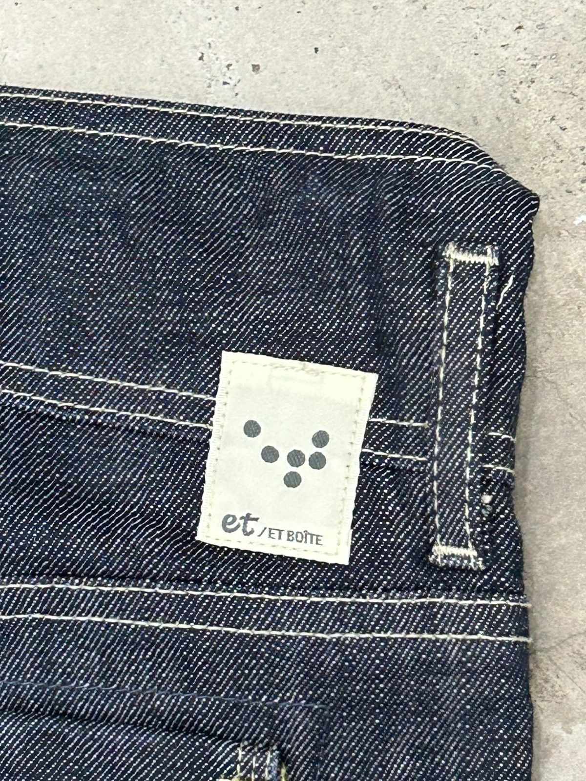 Hysteric Glamour Vintage Et Boite Jeans Wide Leg Flare Indigo Unisex Size 31" - 11 Thumbnail
