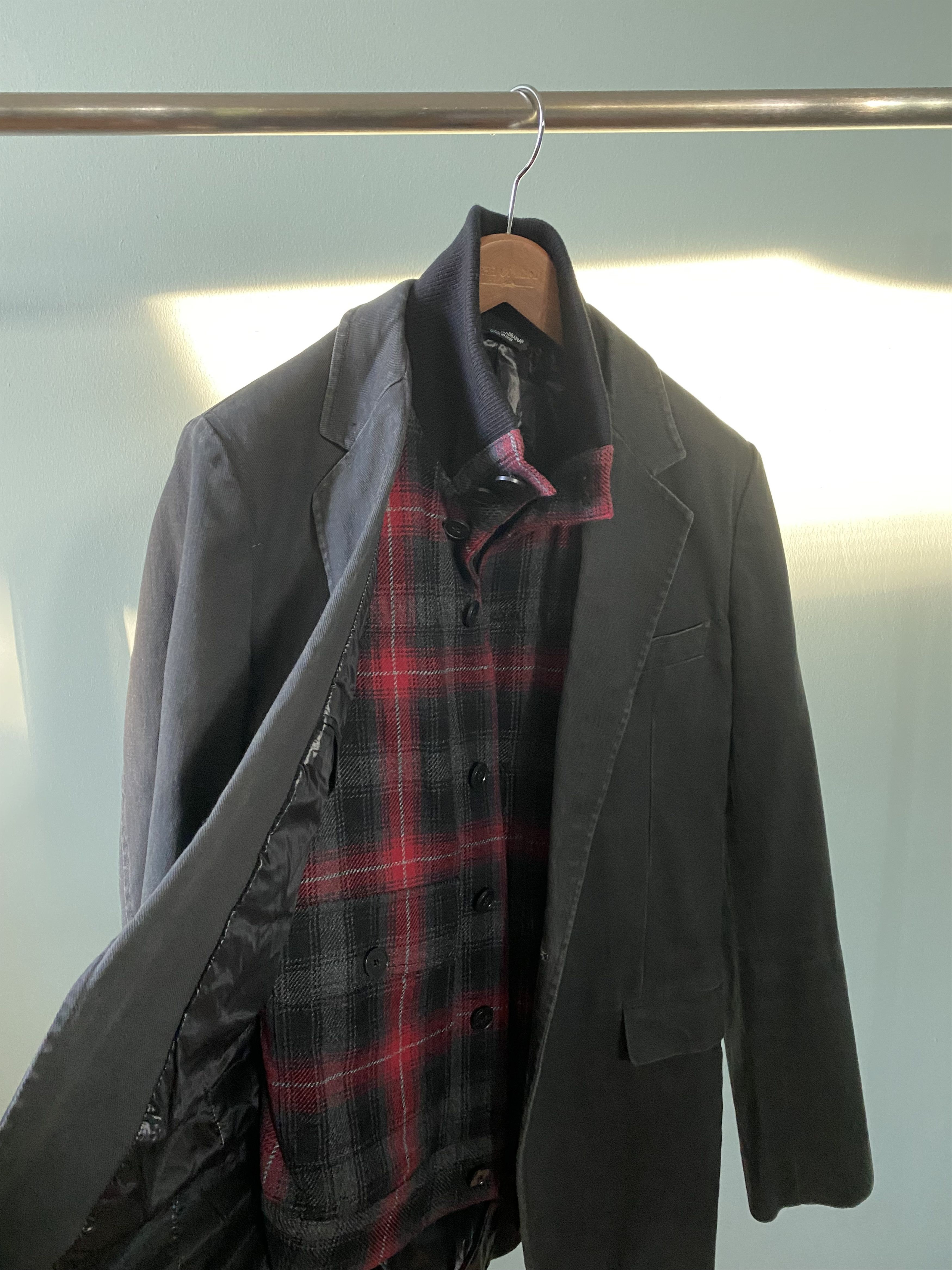 Dolce & Gabbana Double Layer Wool/Cotton Jacket Size US S / EU 44-46 / 1 - 4 Thumbnail