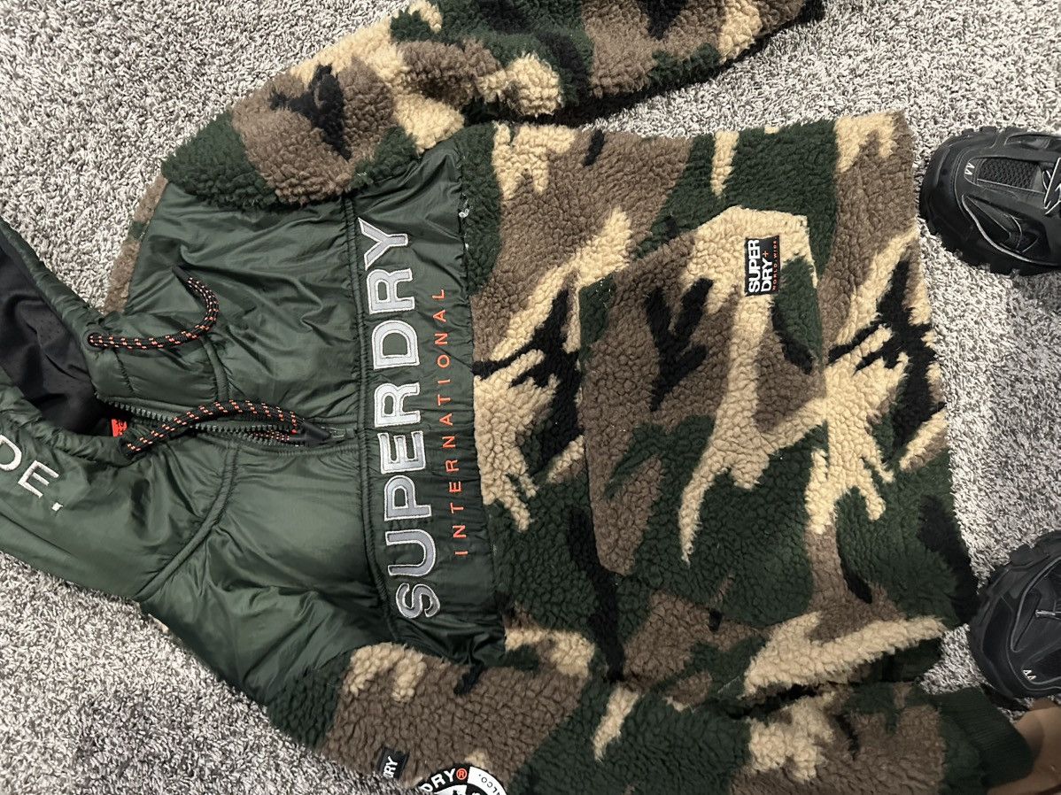 Superdry Super dry heavy sweatshirt/light jacket Size US M / EU 48-50 / 2 - 2 Thumbnail