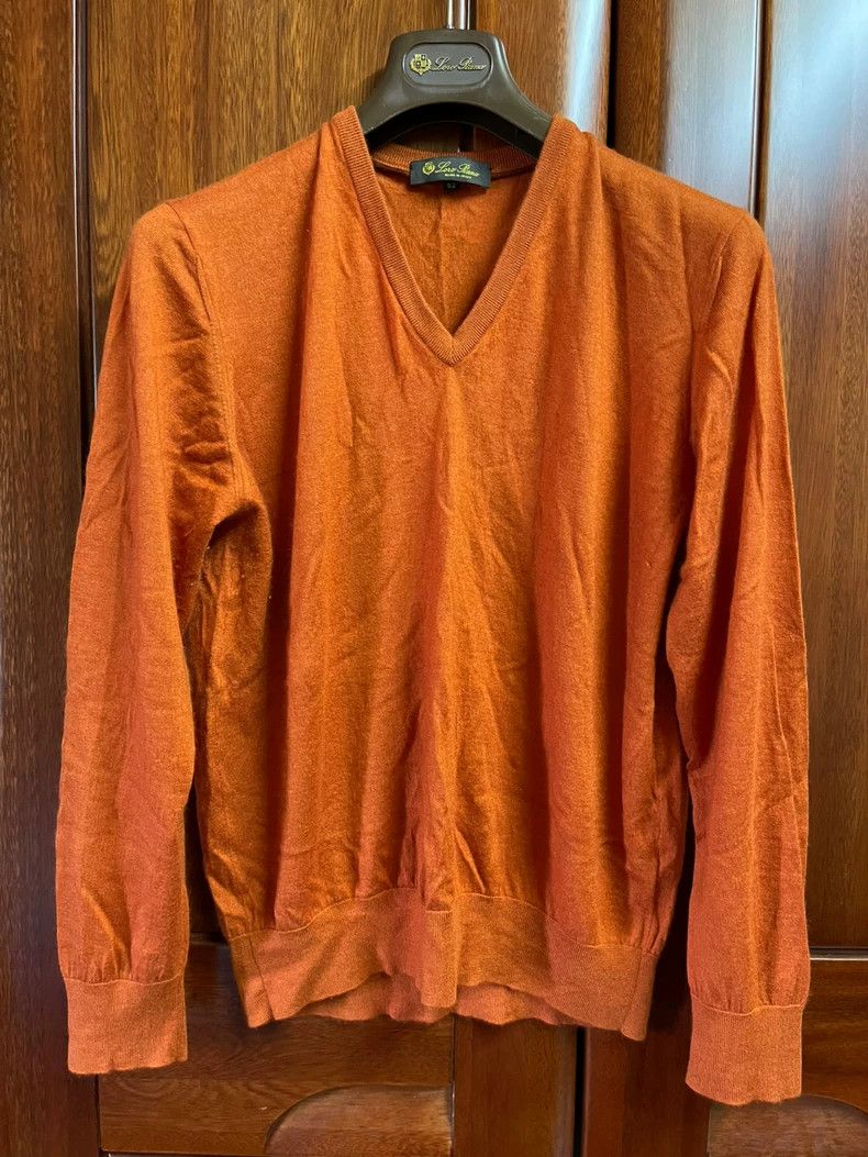 LORO PIANA V-neck knit sweater