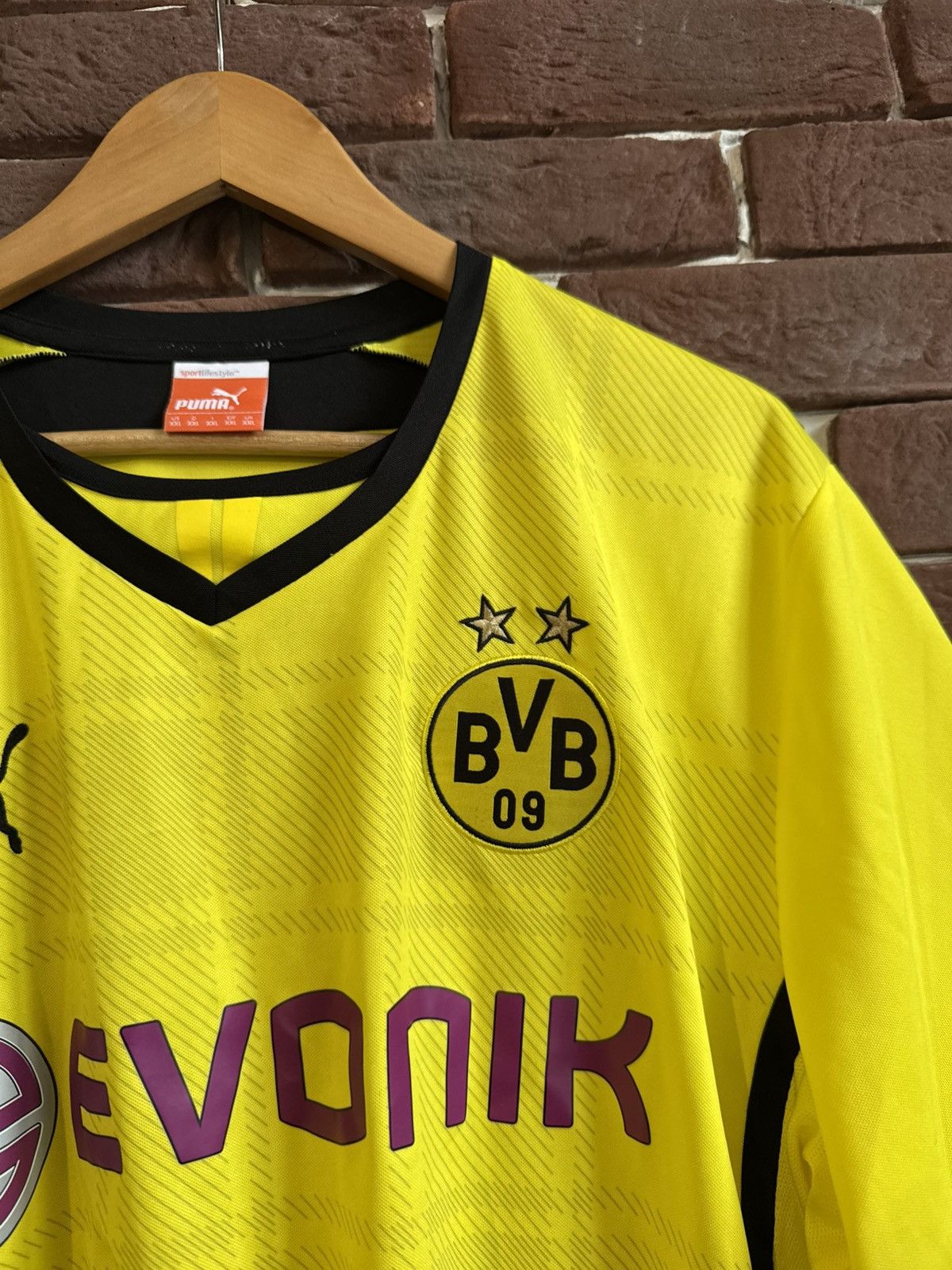 Puma Vintage 00s Puma Borussia Dortmund BVB S Football Kit Jersey Size US XXL / EU 58 / 5 - 10 Thumbnail