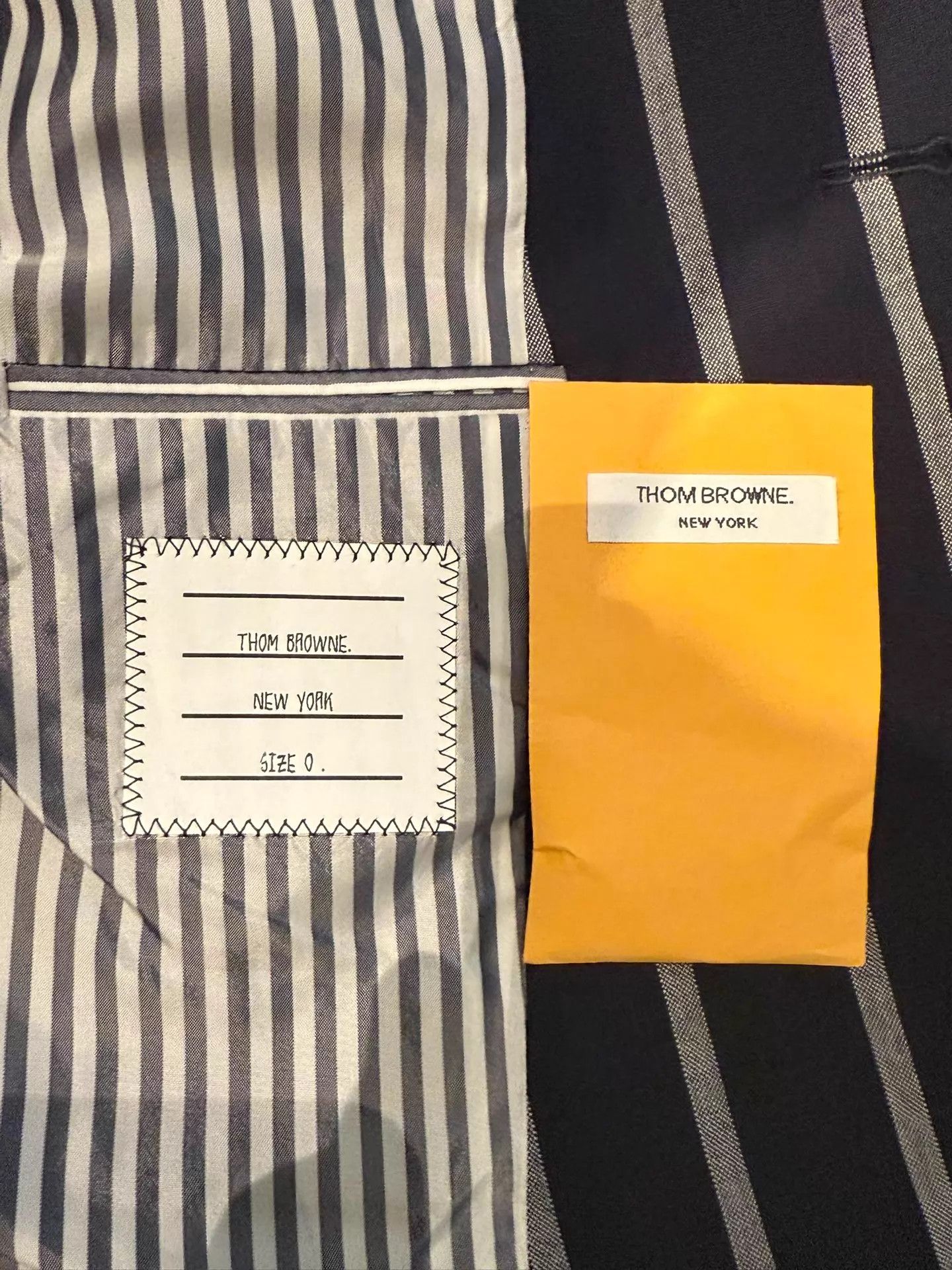 Thom Browne Thom Browne Rare Navy Stripe Wool Suit Size 0 Size US XS / EU 42 / 0 - 4 Thumbnail