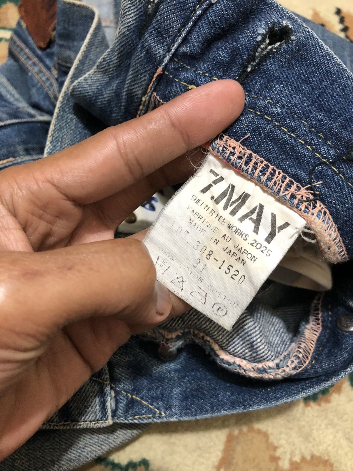 Japanese Brand REDLINE JAPANESSE SHELTER LEE DENIM Size US 30 / EU 46 - 4 Thumbnail