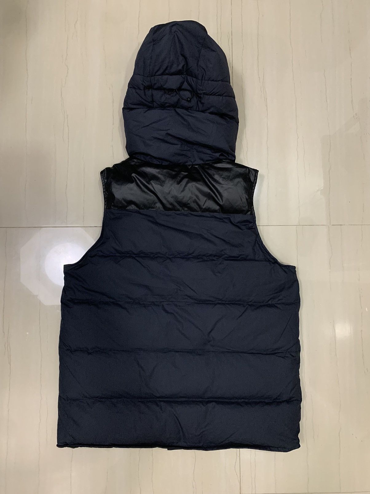 Bape BAPE JACQUARD ABC PRINT INTERIOR - DOWN FEATHER HOODED VEST Size US M / EU 48-50 / 2 - 8 Thumbnail
