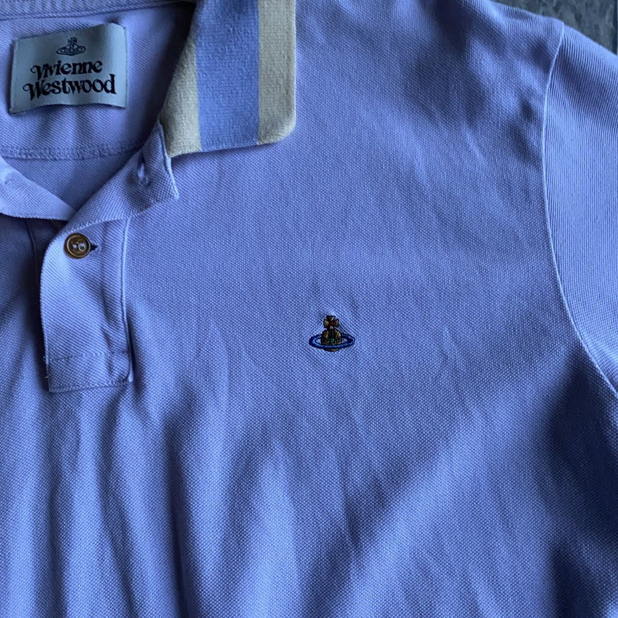 Vivienne Westwood Vivienne Westwood Polo T-Shirt Vintage Small Orb Logo Luxury Size US XL / EU 56 / 4 - 5 Thumbnail