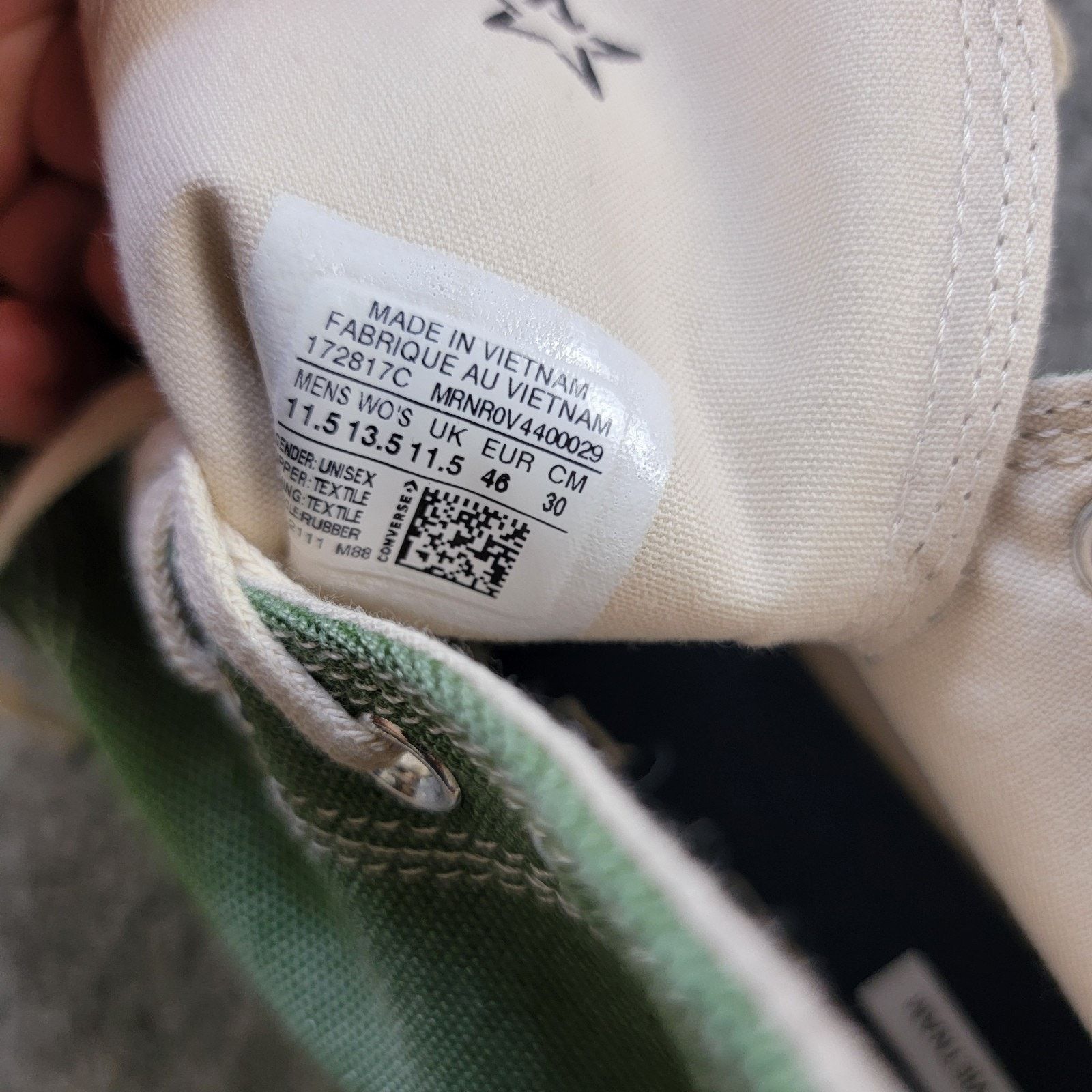 Converse Converse Chuck Taylor 70 High Green 172817C Unisex 11.5 Size US 11.5 / EU 44-45 - 10 Thumbnail