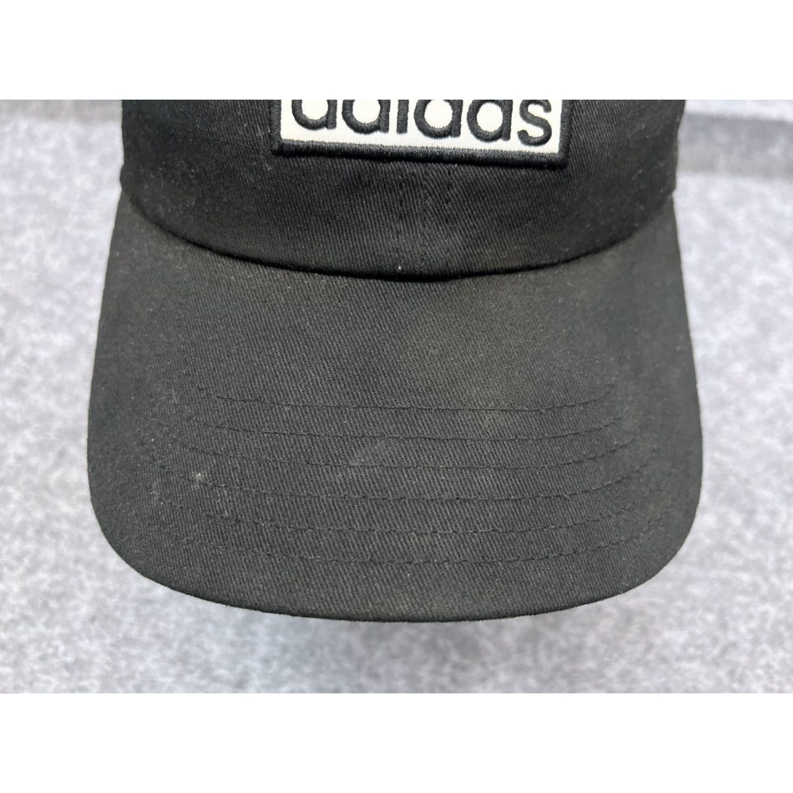 Adidas Adidas Hat Cap Strap Back One Size Black 100% Cotton Golf Hat Outdoor Unisex Adults Mens Womens Size ONE SIZE - 3 Thumbnail