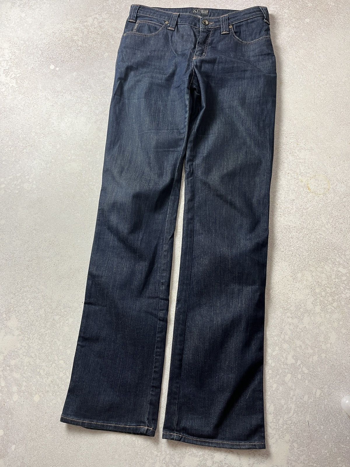 Armani DDP Armani Jeans Indigo 007 Mens Jeans AJ Big Logo Size US 30 / EU 46 - 4 Thumbnail