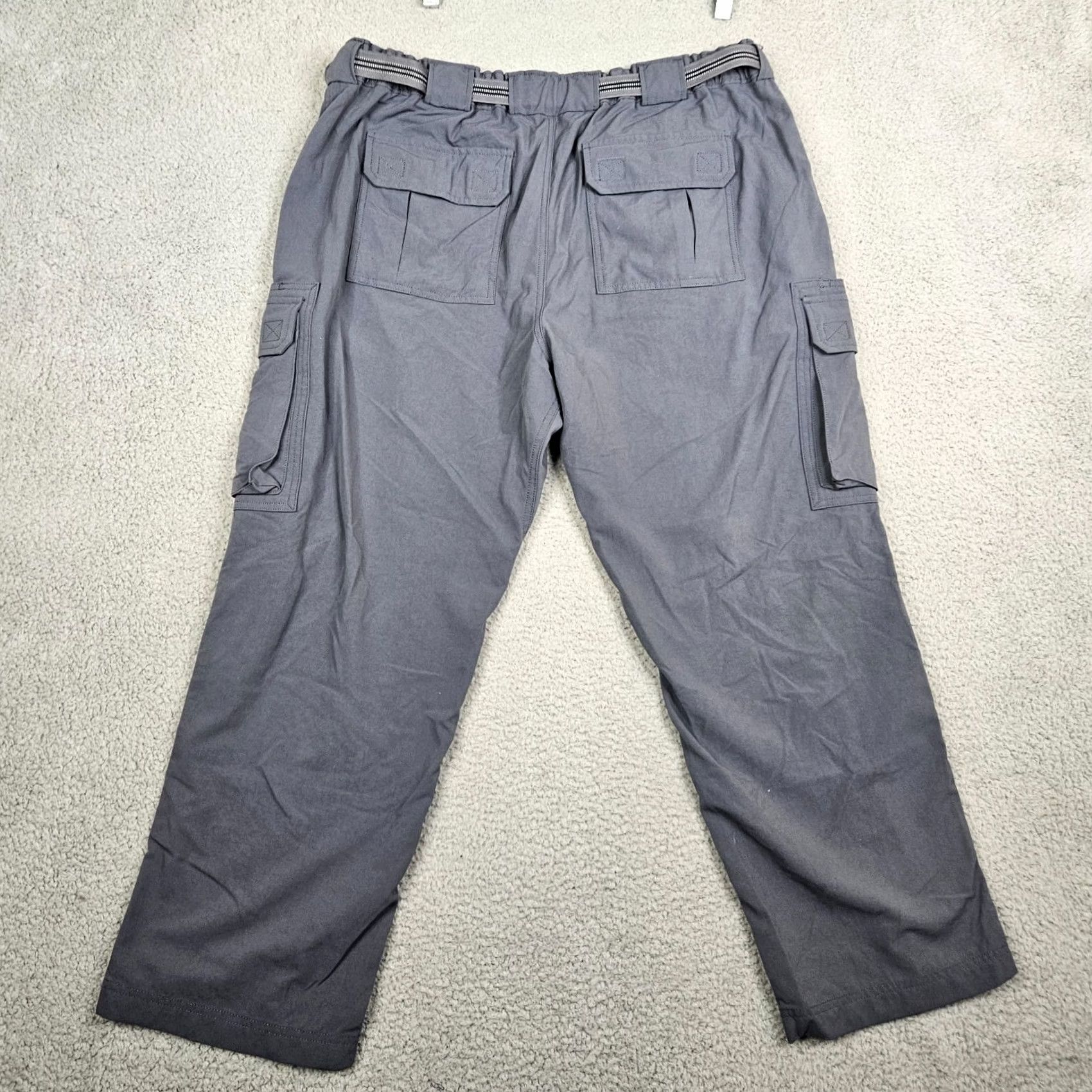 Vintage DULUTH Men's Nylon Cargo Pants XL Blue 27 Inseam Cargo Regular Solid Vintage: No Size US 36 / EU 52 - 2 Thumbnail