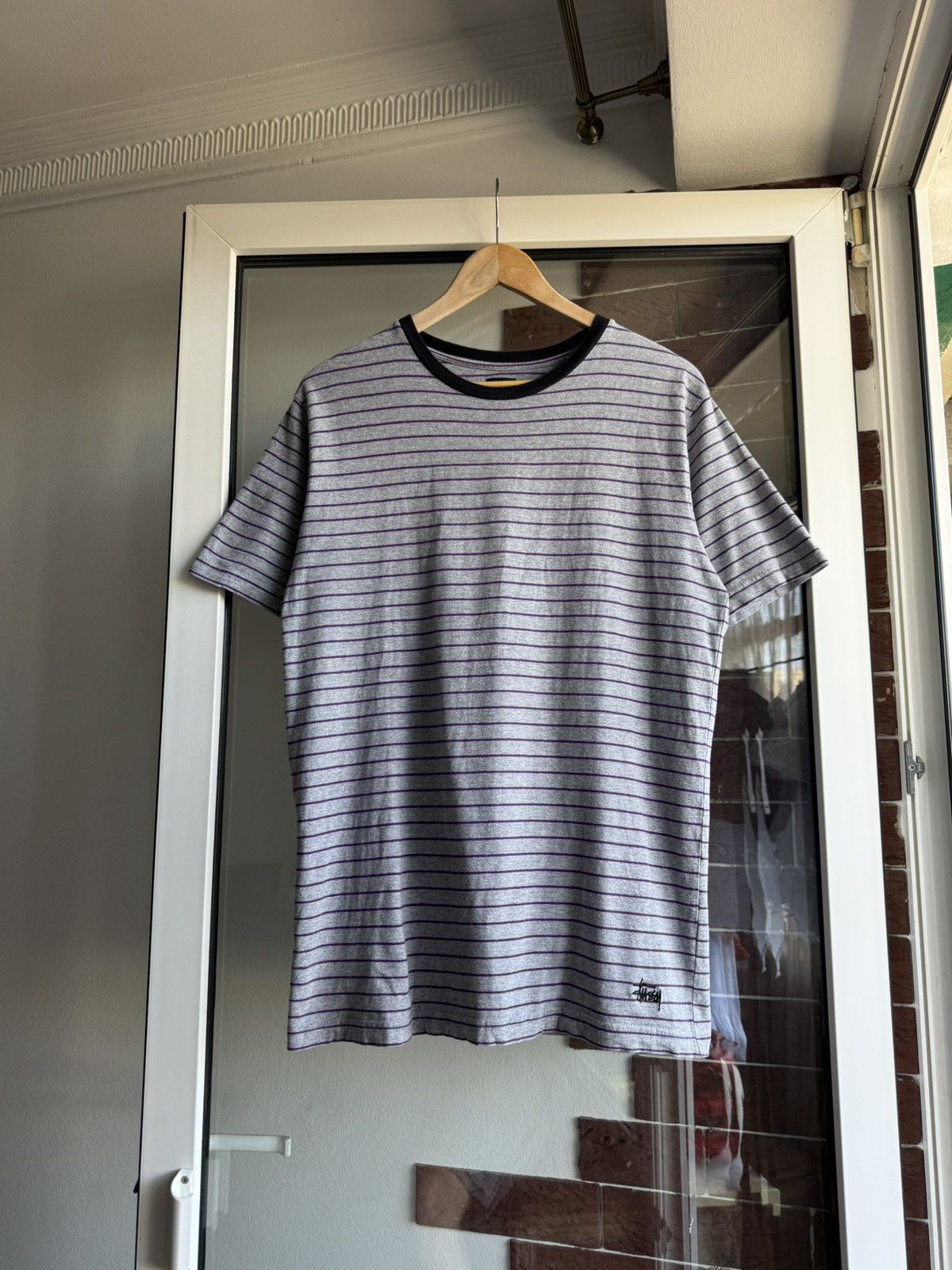 Stussy Vintage Stussy Striped T-shirt Size US M / EU 48-50 / 2 - 3 Thumbnail