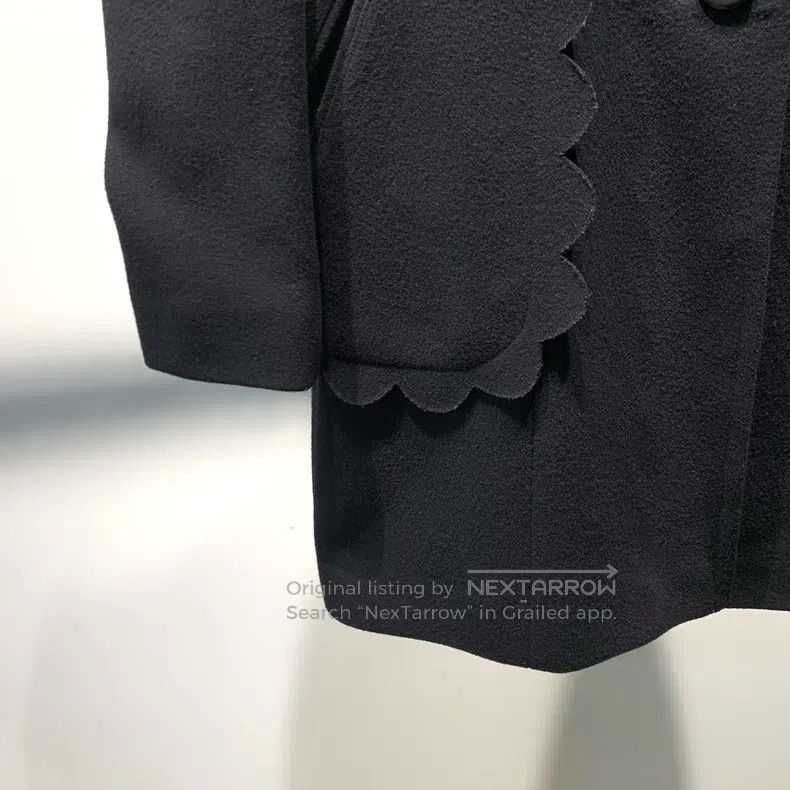 Valentino Valentino Black wool coat Size S / US 4 / IT 40 - 7 Thumbnail