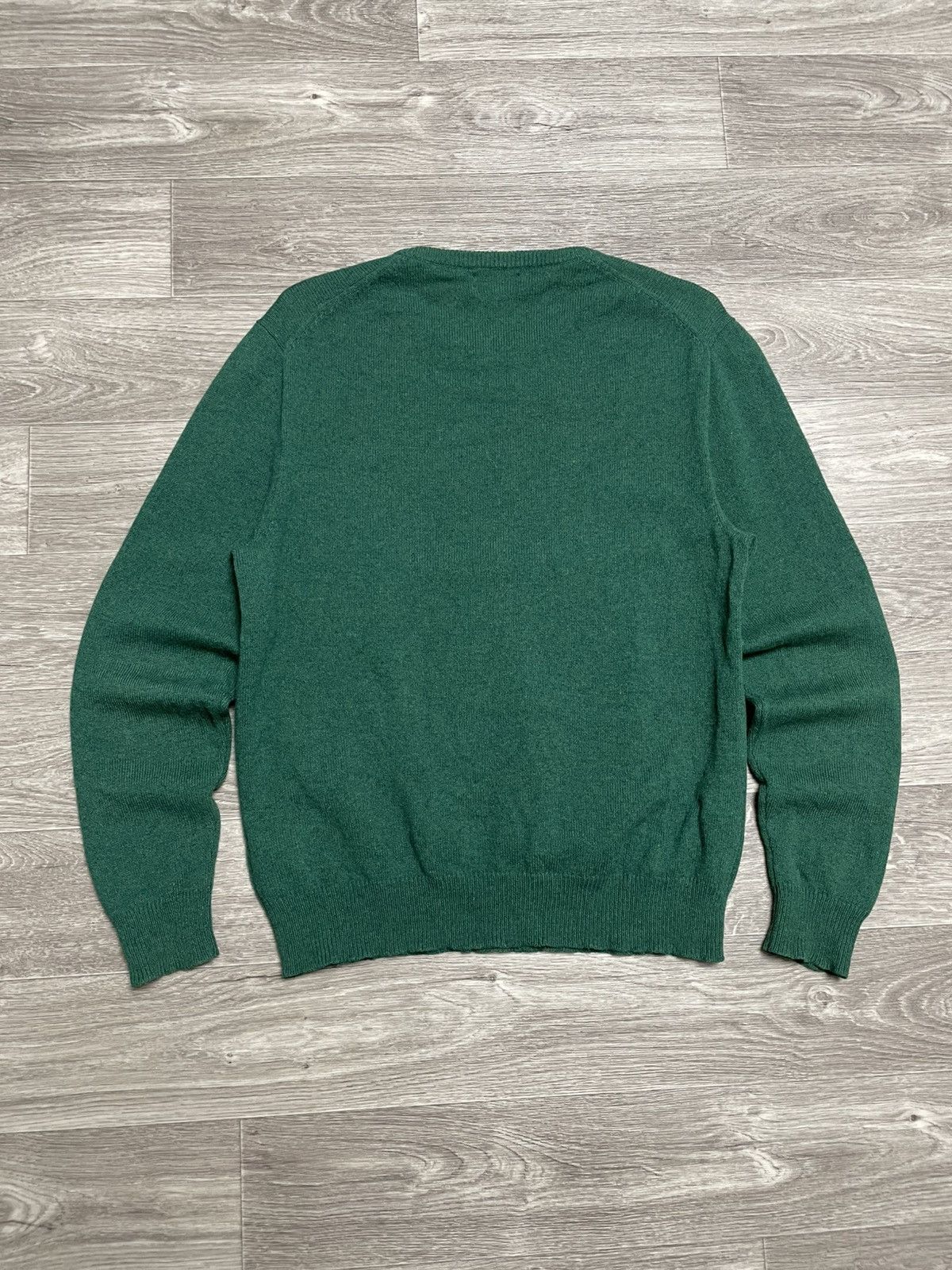 Polo Ralph Lauren Vintage Polo Ralph Lauren Green Wool Sweater Size US L / EU 52-54 / 3 - 12 Thumbnail