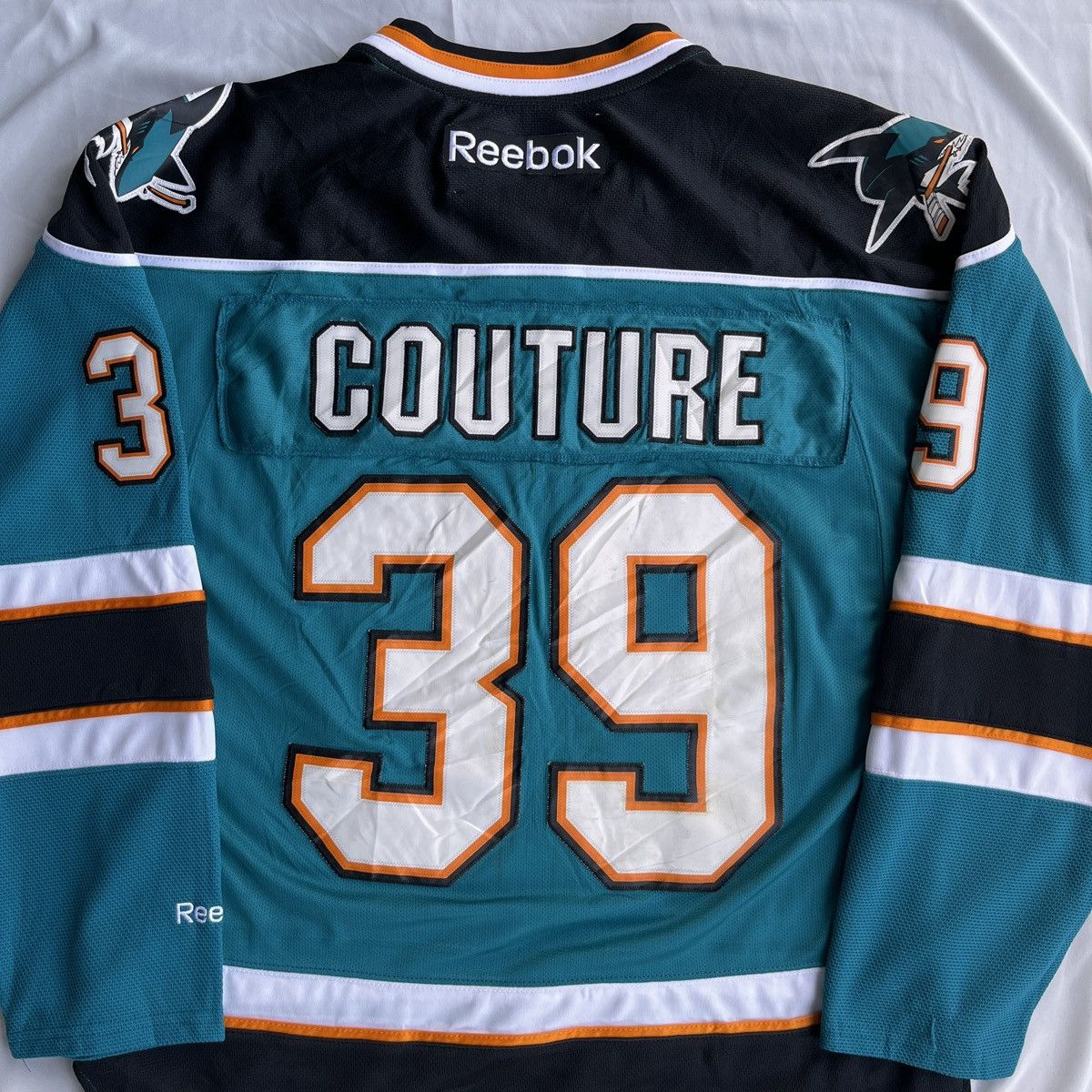 Reebok NHL San Jose Shark Reebok Jersey Size US XL / EU 56 / 4 - 13 Thumbnail