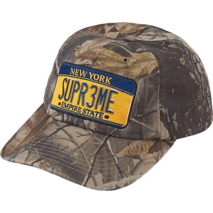 帽子 Supreme License Plate 6-Panel Black Supreme License Plate 6-Panel BLACK ブラック