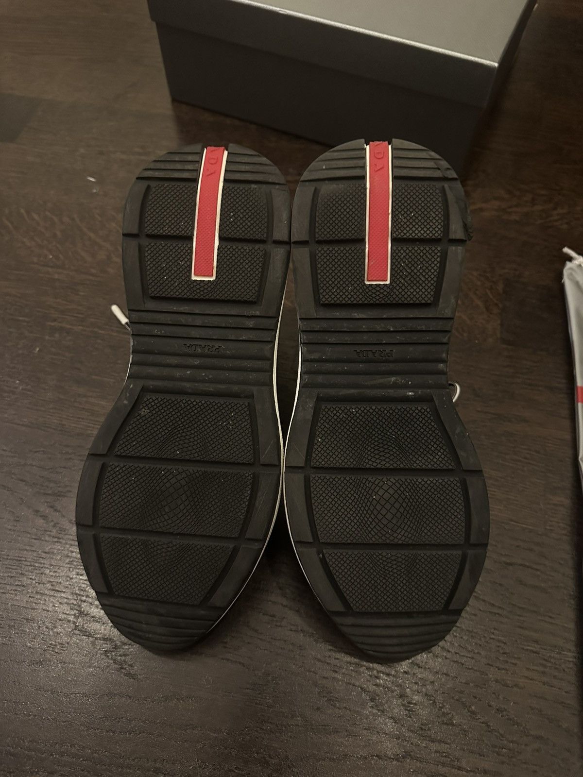 Prada Prada Neoprene Logo White Women's Size US 5 / IT 35 - 5 Thumbnail
