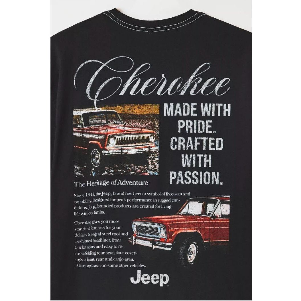 Urban Outfitters Chevrolet Jeep Vintage Ad Graphic Mens Cotton T Shirt UO Size US M / EU 48-50 / 2 - 5 Thumbnail