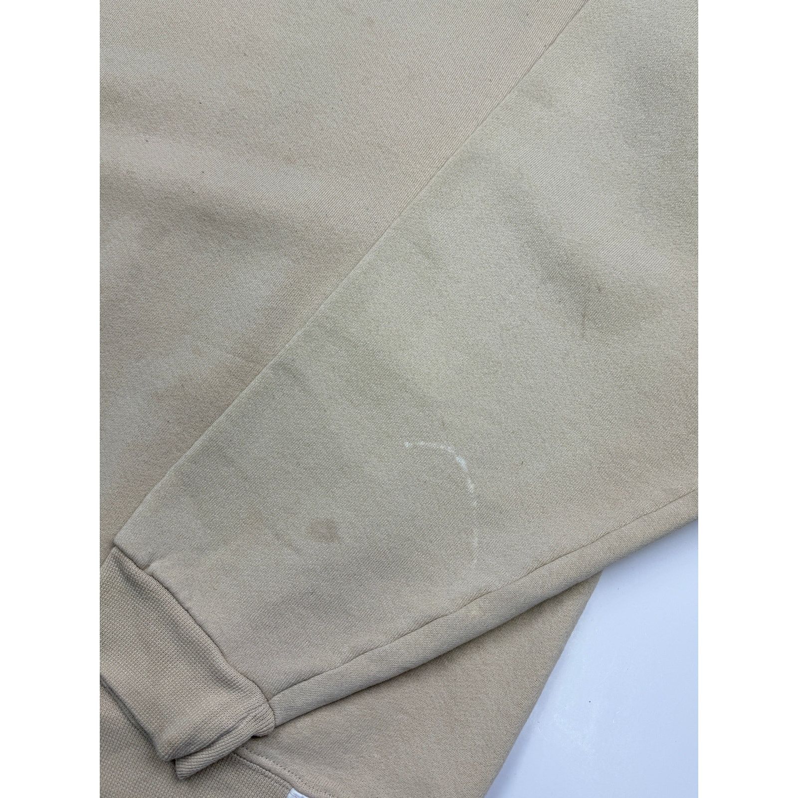 Vintage Russell Athletic Boxy Blank Crewneck Sweatshirt XXL Cream Size US XXL / EU 58 / 5 - 7 Thumbnail