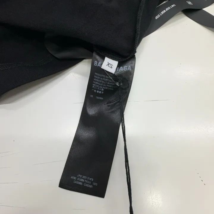 Other Balenciaga Logo Print Short Sleeve T-Shirt 0079-2507 Size XS / US 0-2 / IT 36-38 - 3 Thumbnail
