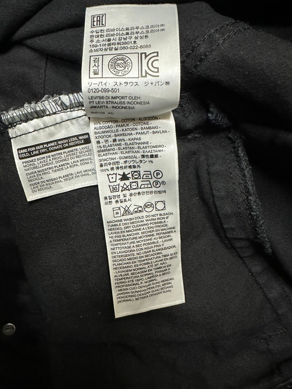 Levi's Levis denim jacket black Size US L / EU 52-54 / 3 - 10 Thumbnail