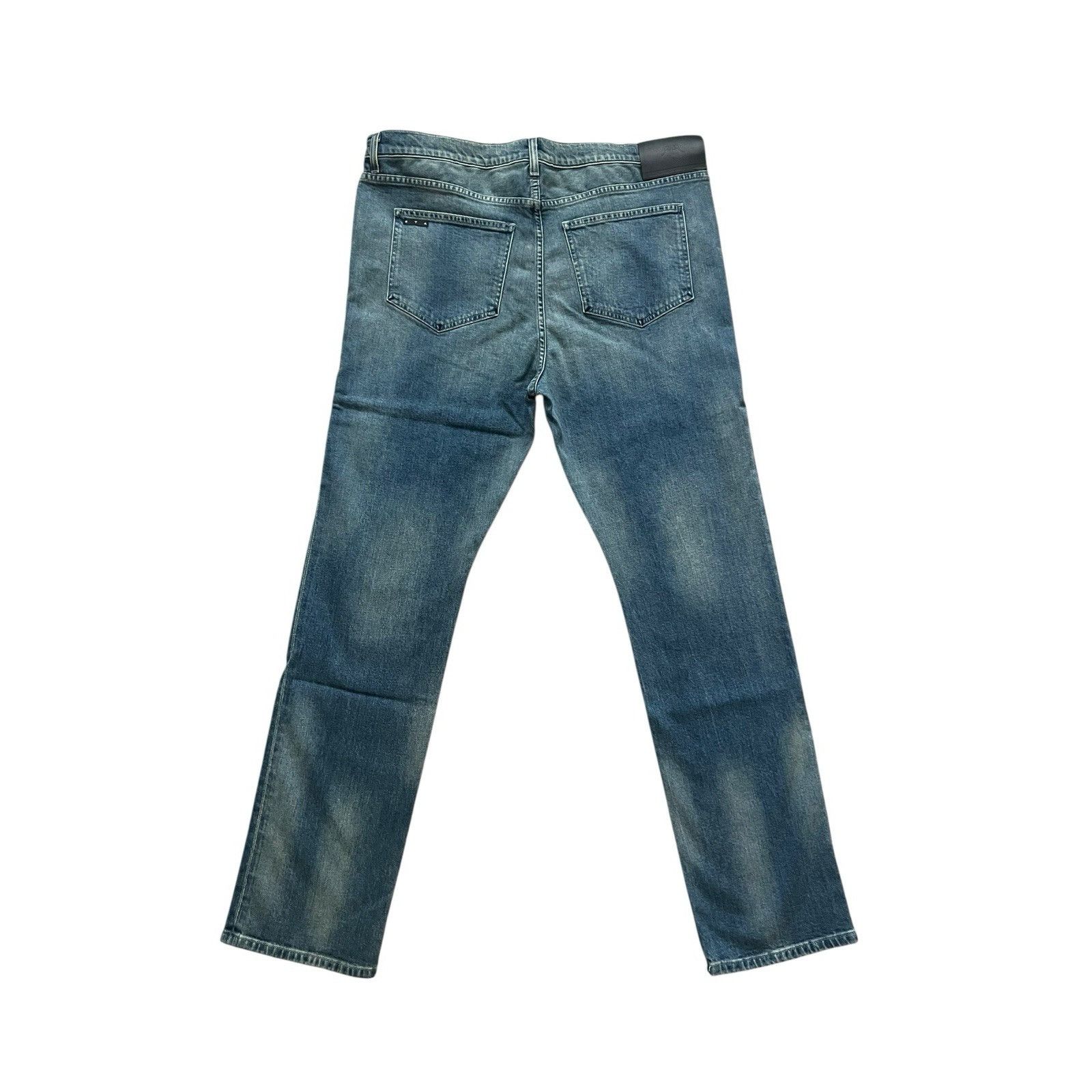 Rta RtA Mens Logo High Rise Slim Fit Blue Jeans Size 40/32 Size US 40 / EU 56 - 6 Thumbnail