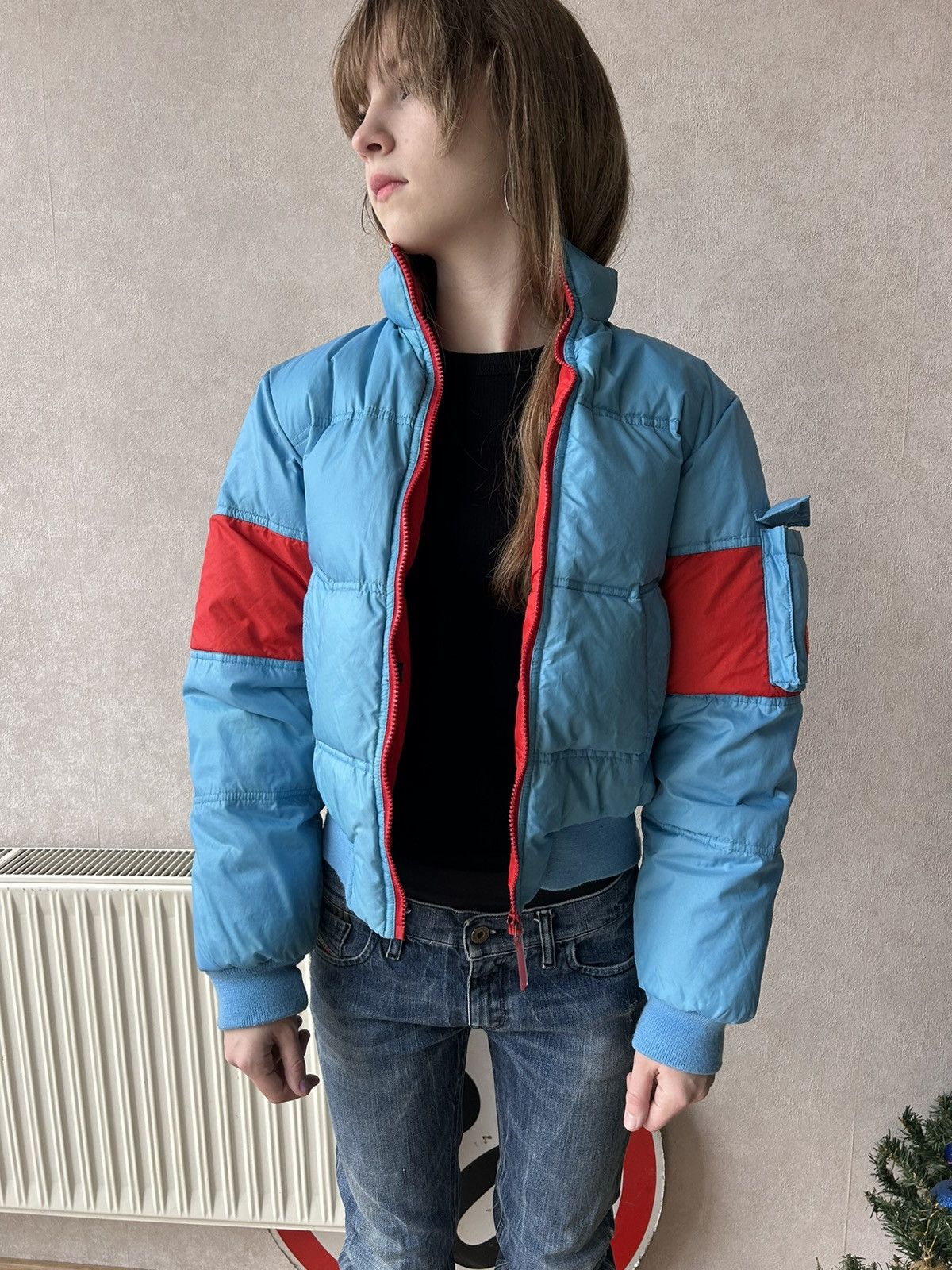 Dolce & Gabbana Vintage Dolce Gabbana Cropped Ski Down Puffer Jacket Size M / US 6-8 / IT 42-44 - 3 Thumbnail