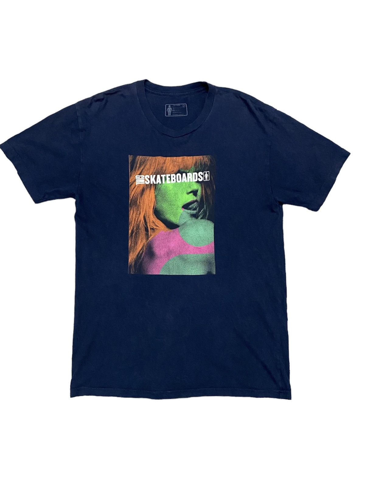 FUCT × Girl Skateboards × Vintage Vtg V2K Girl Skateboards pin up girl tee Size US L / EU 52-54 / 3 - 1 Thumbnail