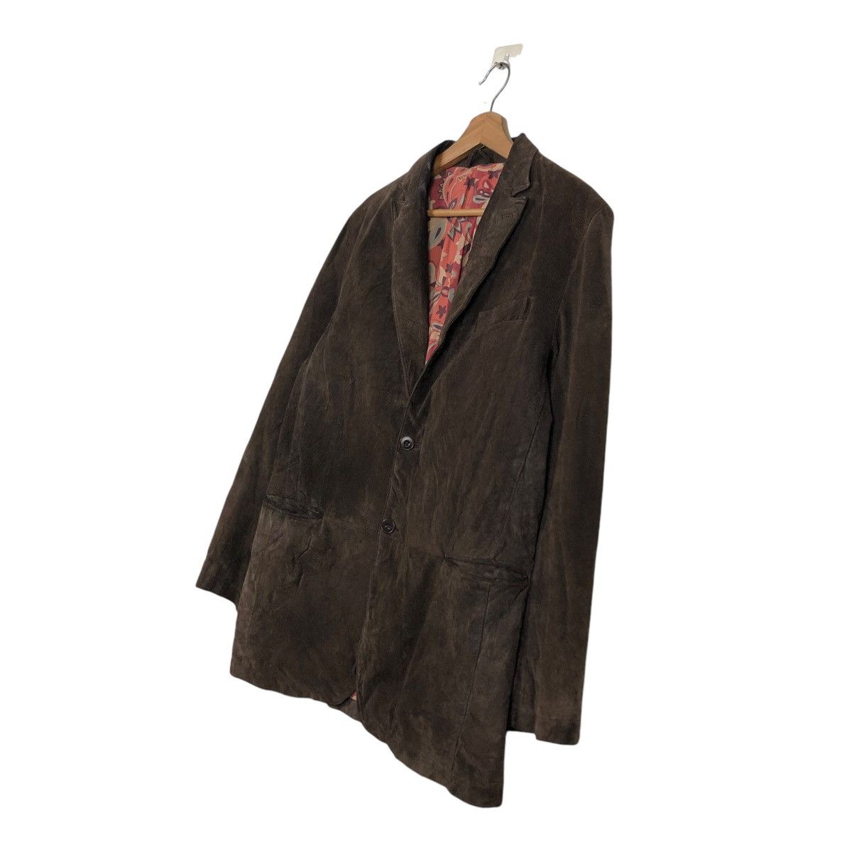Japanese Brand 🔥VINTAGE LEATHER JACKET TAKATO BLANKET NATIVE FLORAL Size US L / EU 52-54 / 3 - 4 Thumbnail
