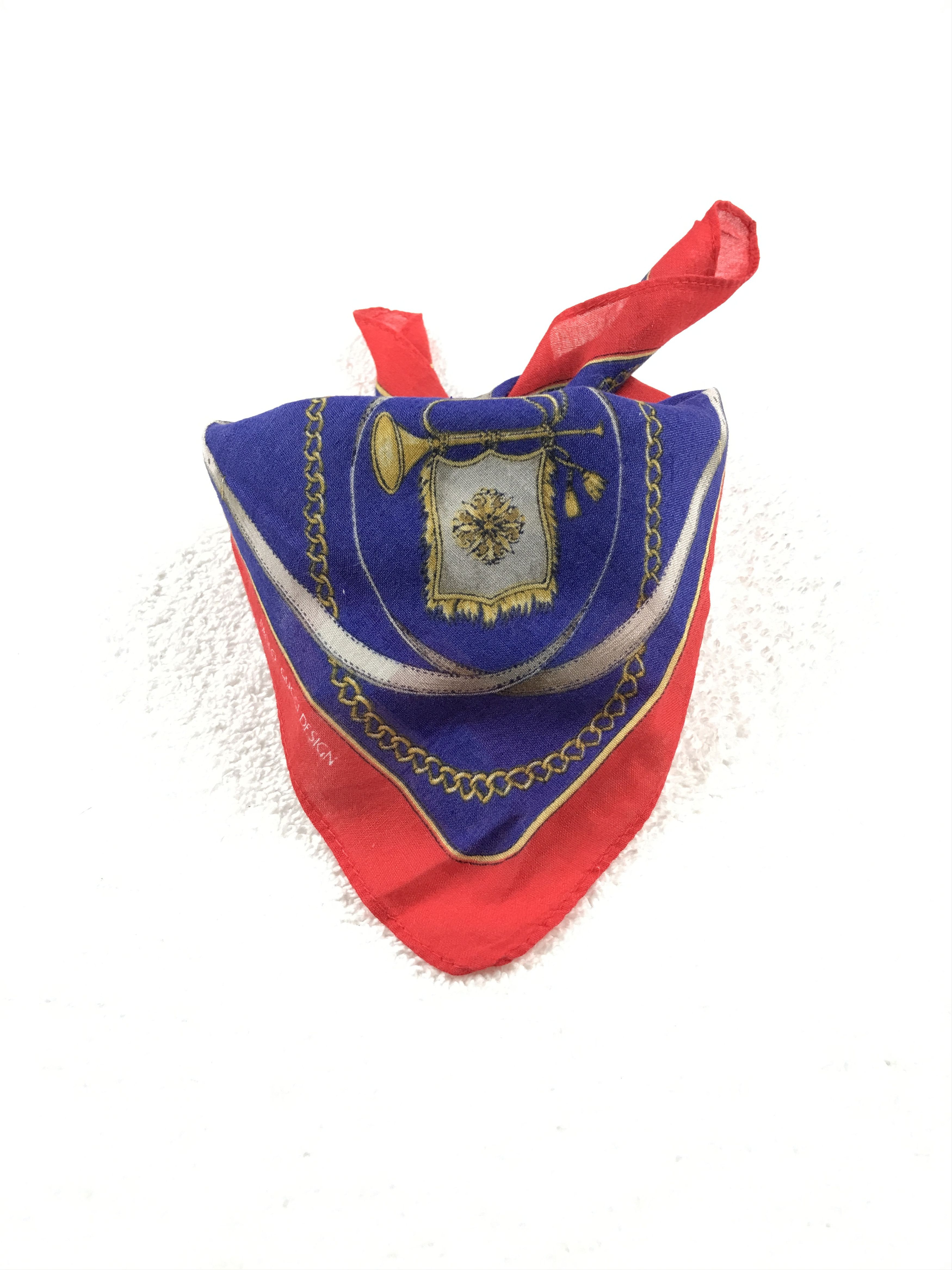 Paolo Gucci × Vintage Vintage Paolo Gucci Bandana Neckerchief Handkerchief Size ONE SIZE - 3 Thumbnail
