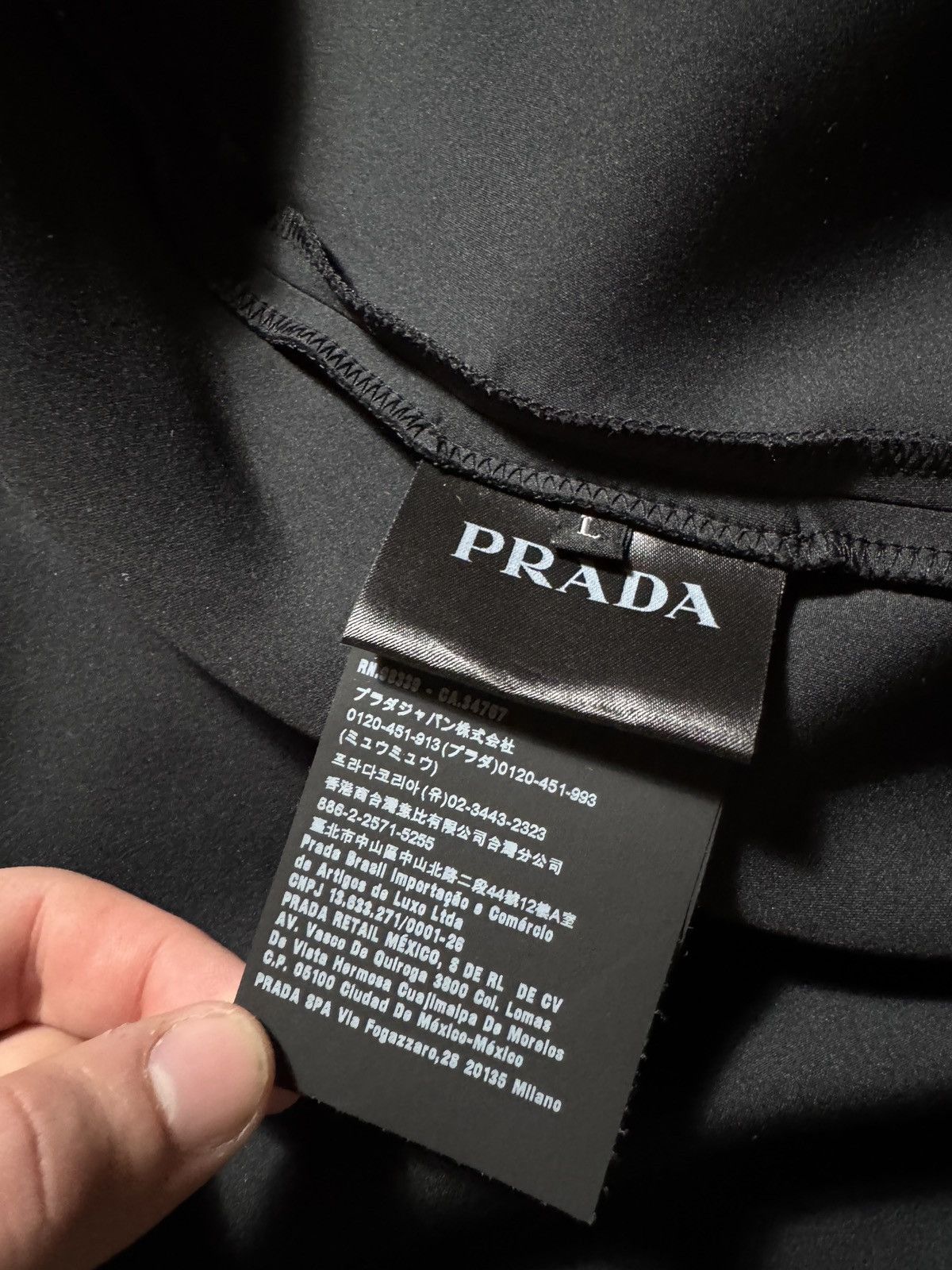 Prada Prada Taped Double Sided Technical Jersey Size US L / EU 52-54 / 3 - 6 Thumbnail