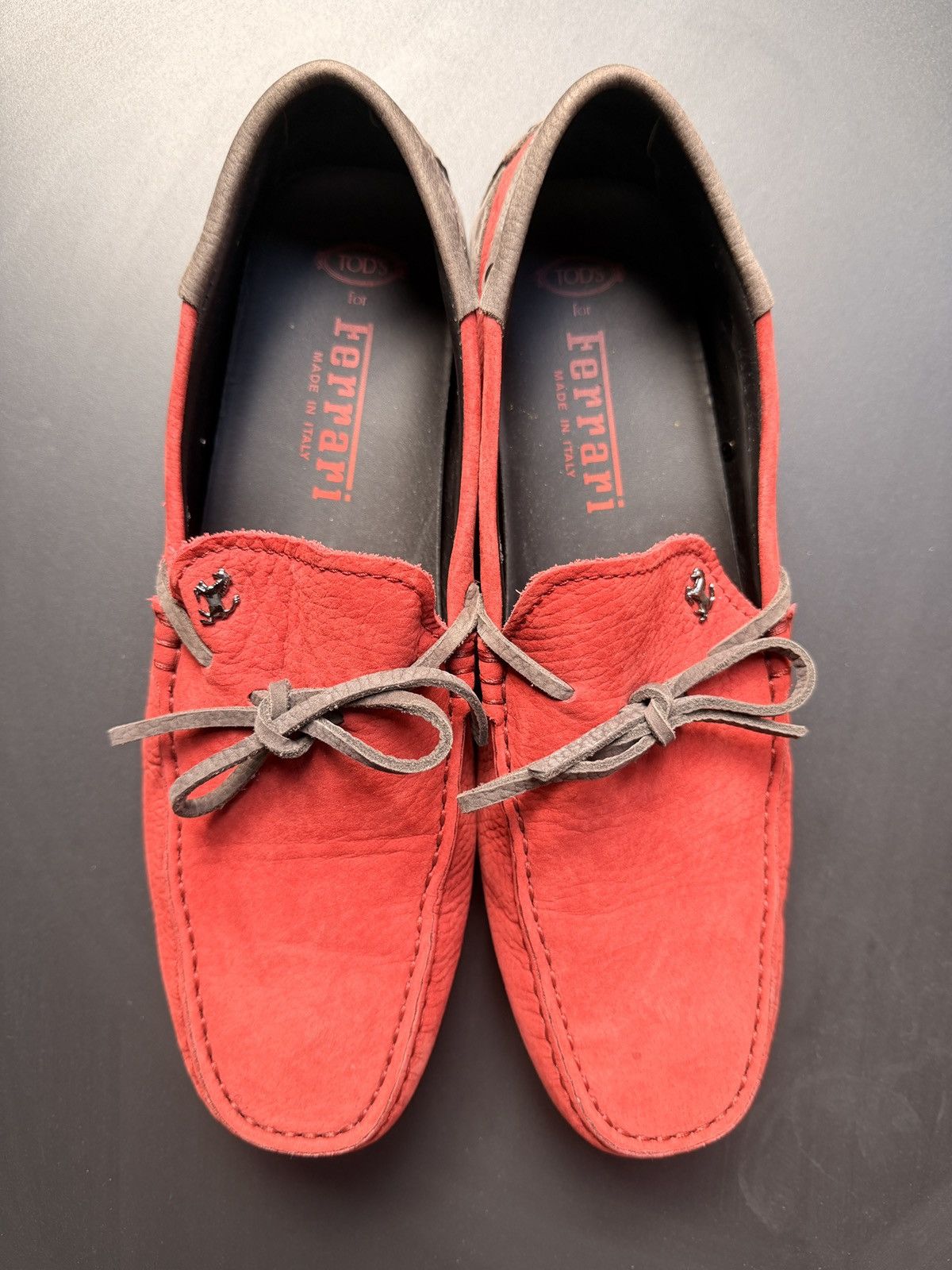 Tod's Tod's Men's Red Loafers -Ferrari Size US 8.5 / EU 41-42 - 1 Thumbnail