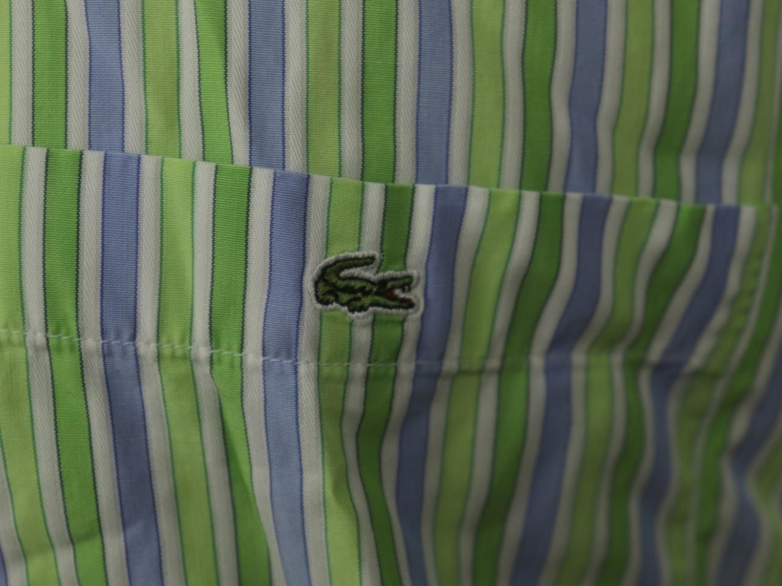 Lacoste Lacoste Multi Striped Collared Chest Pocket Shirt Size 46 Size US M / EU 48-50 / 2 - 4 Thumbnail