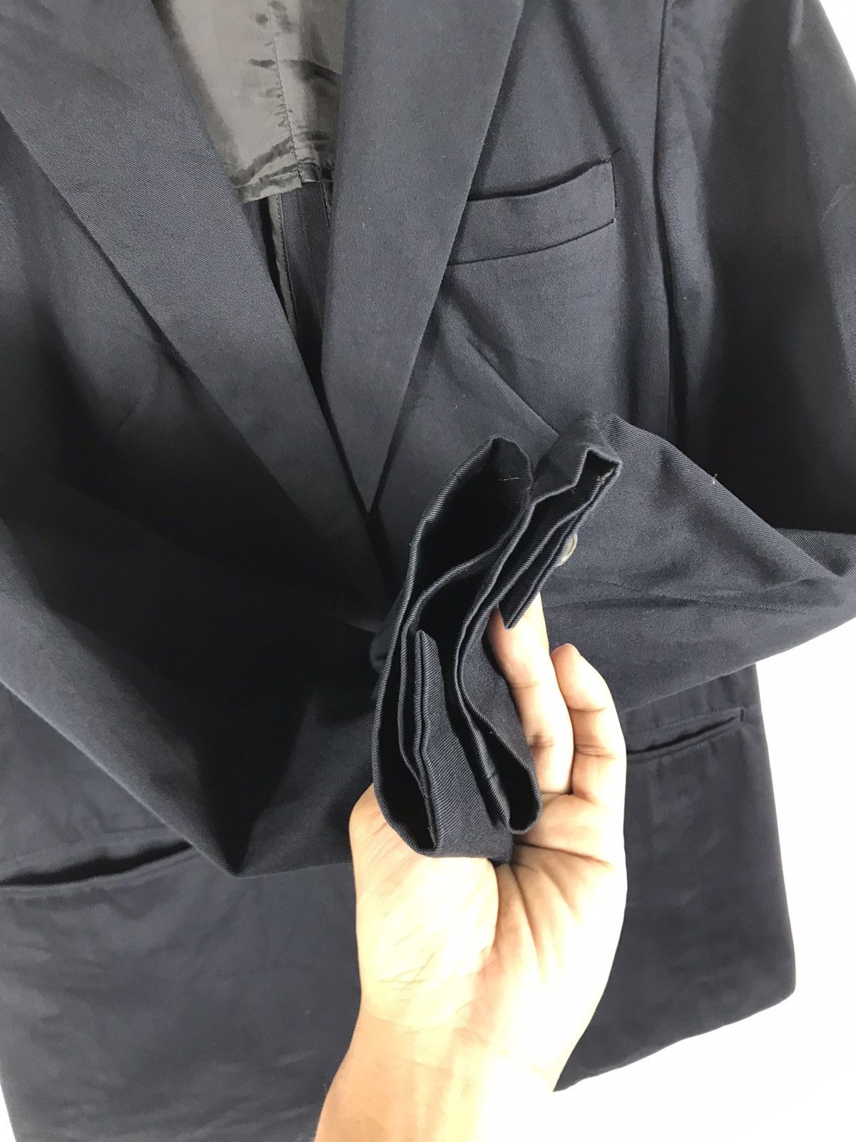 Japanese Brand × Katharine Hamnett London × Vintage ⚡️Vintage Y2K Katharine Hamnett London Black Coat Size M / US 6-8 / IT 42-44 - 7 Thumbnail