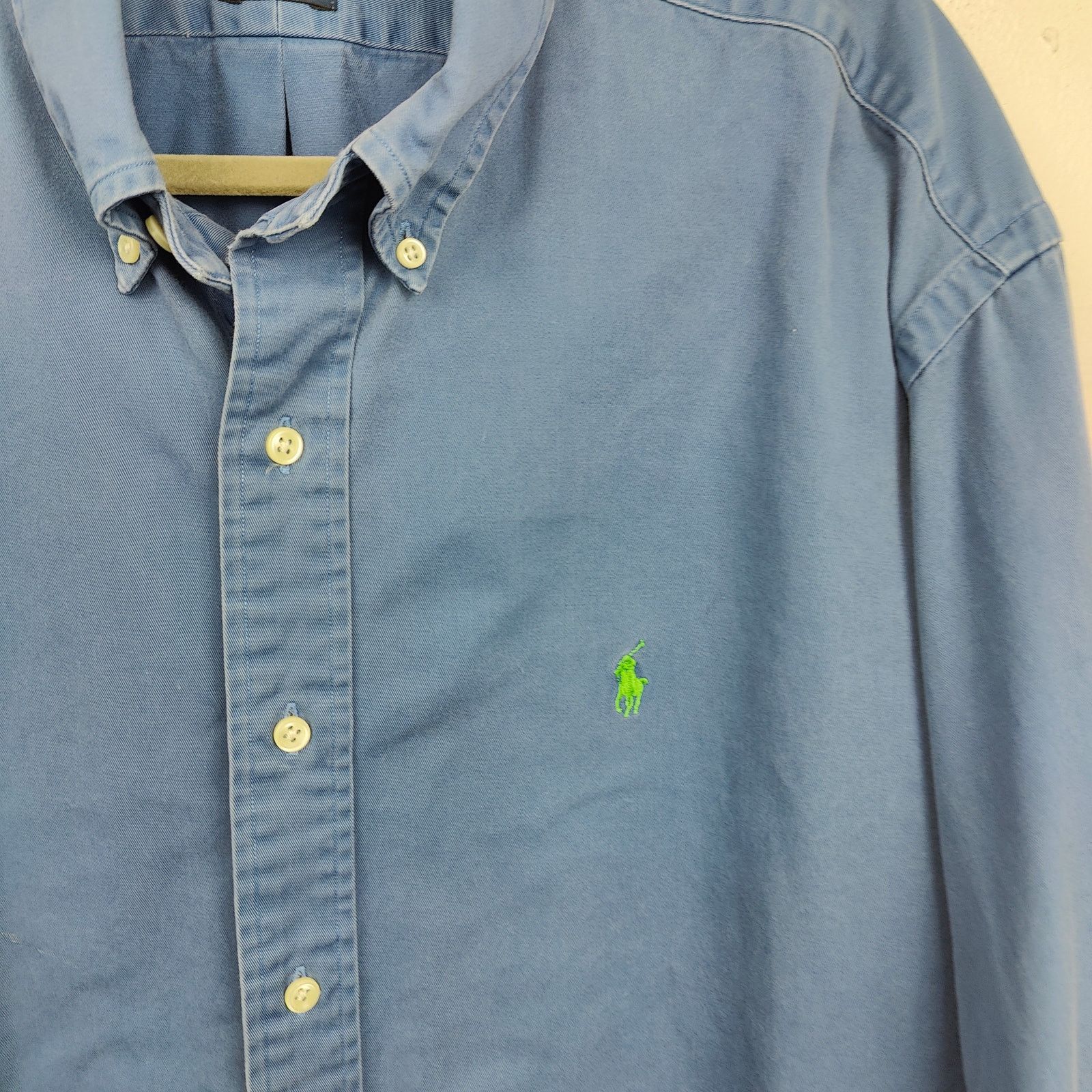 Ralph Lauren Vintage Ralph Lauren Blake Shirt Mens XL Blue Button Up Size US XL / EU 56 / 4 - 2 Thumbnail