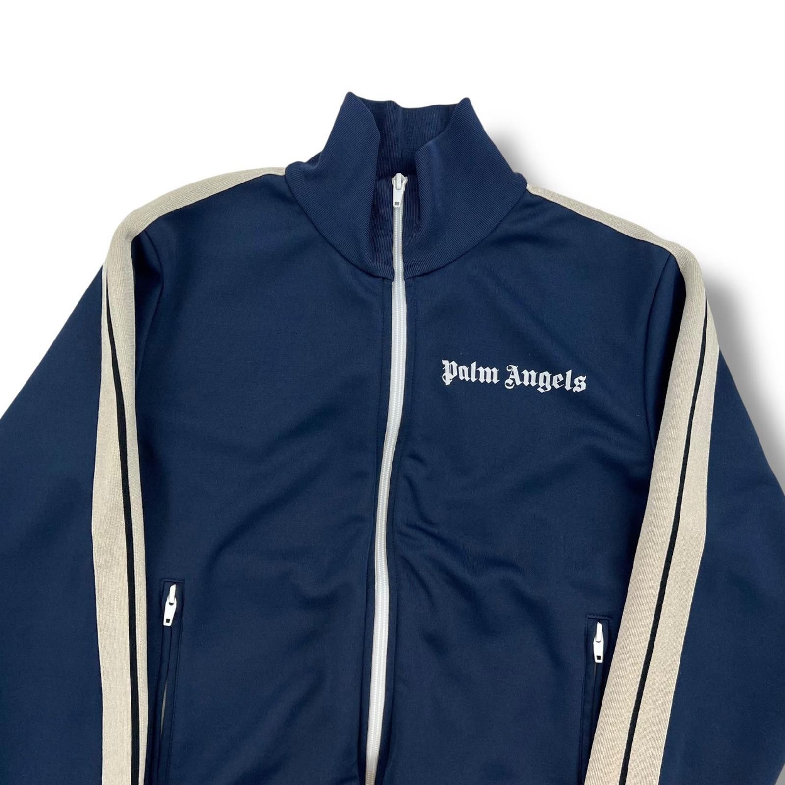 Palm Angels Palm Angels Navy / Ivory Track Jacket Size US S / EU 44-46 / 1 - 1 Thumbnail