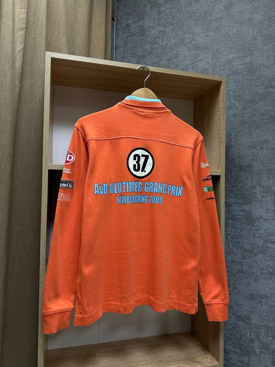 Formula 1 × Vintage Vintage Porsche Racing Jaguar Orange Rugby Shirt Size US S / EU 44-46 / 1 - 12 Thumbnail
