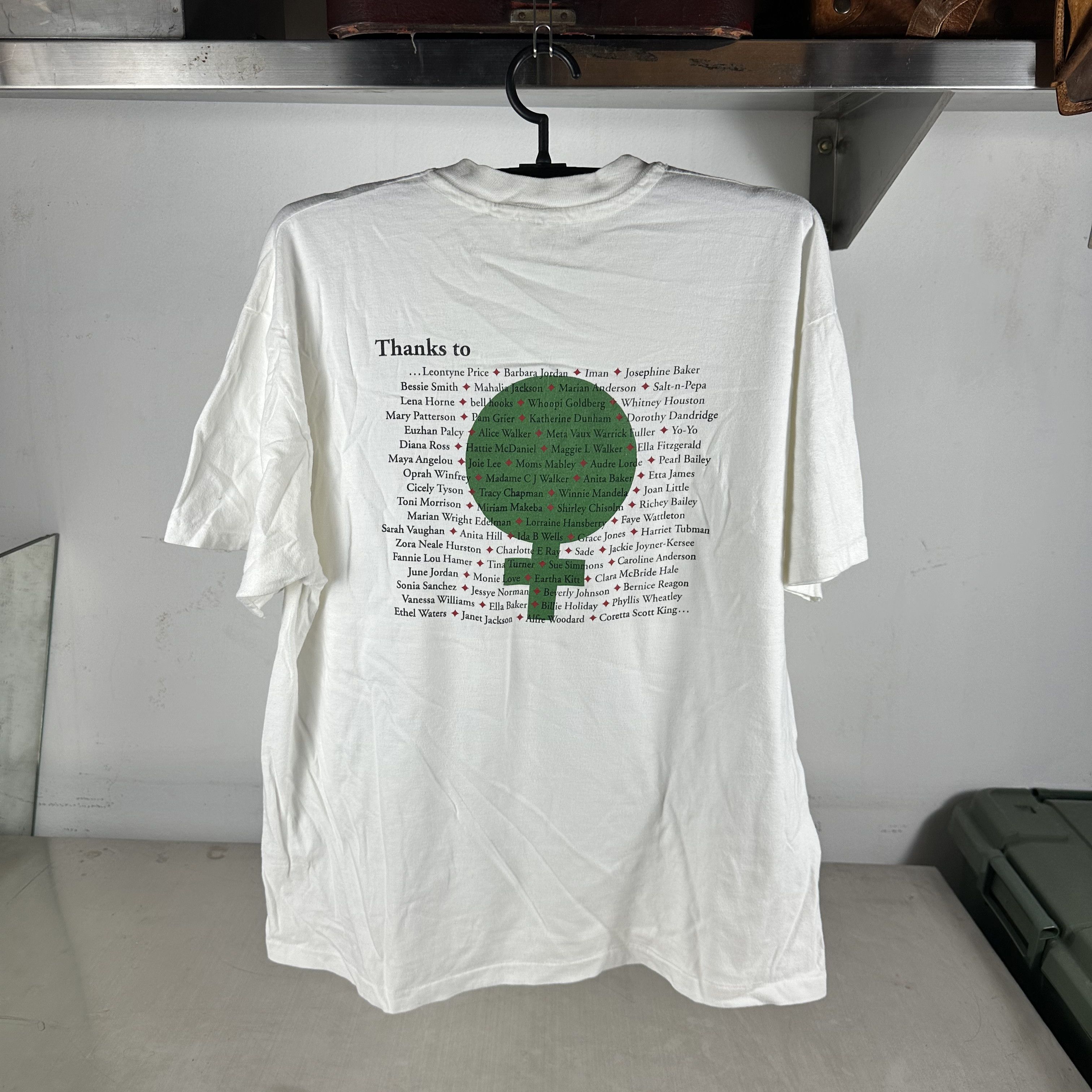 Vintage 1991 Thanks Influential African American Women History Tee Size US XL / EU 56 / 4 - 4 Thumbnail