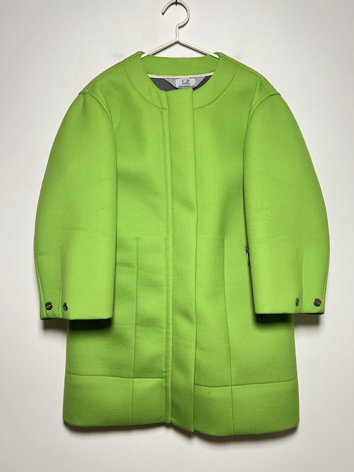 C.P. Company C.P. Company structured coat in a striking neon green Size M / US 6-8 / IT 42-44 - 1 Thumbnail