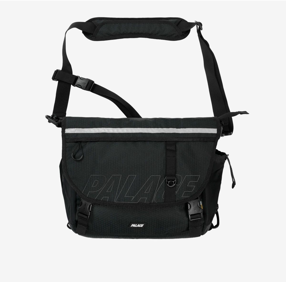 Palace Palace Skateboards Black Flat Sack/Shoulder Bag | Grailed