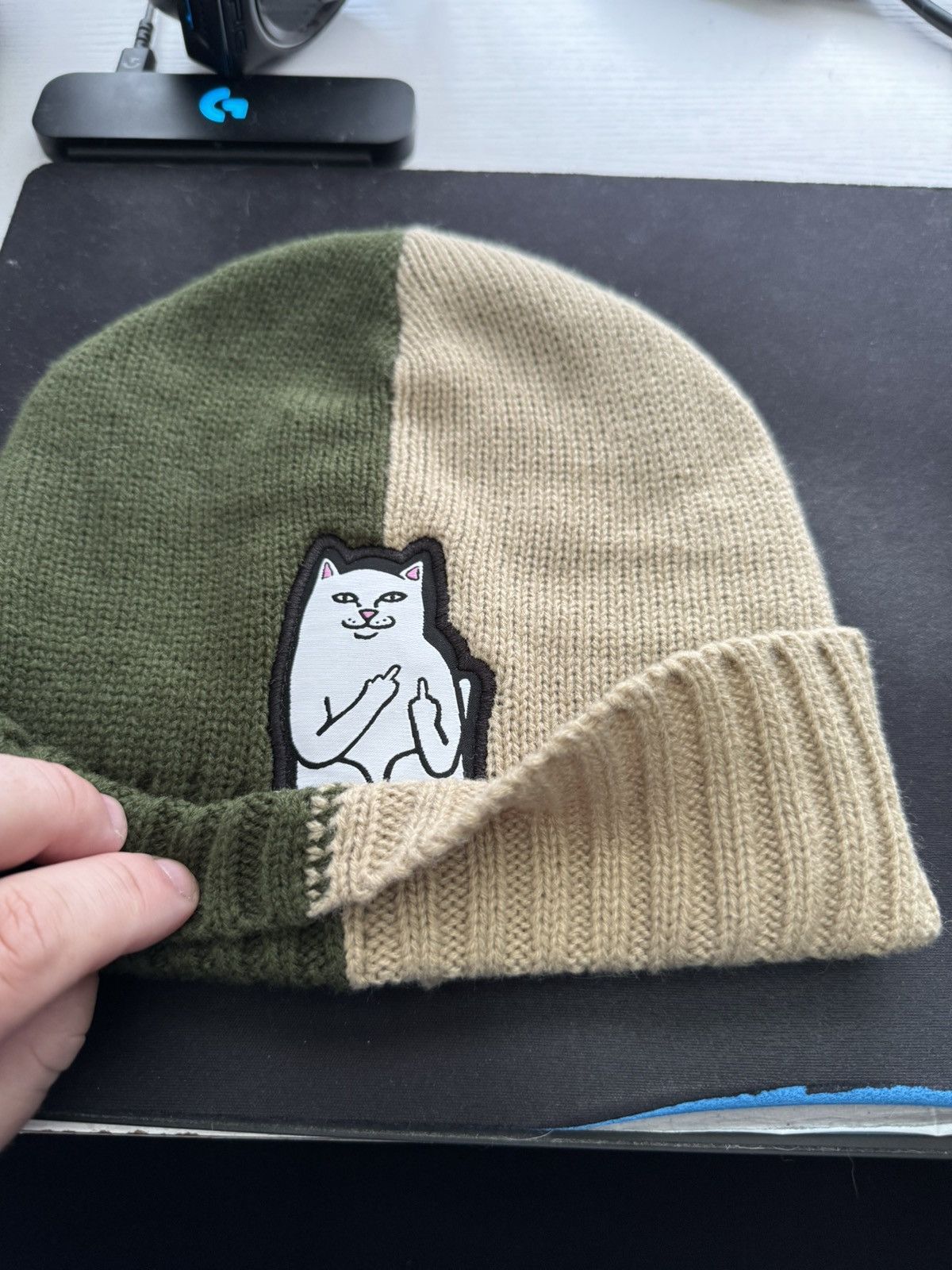 RIPNDIP RipnDip normal two-tone beanie Size ONE SIZE - 2 Thumbnail