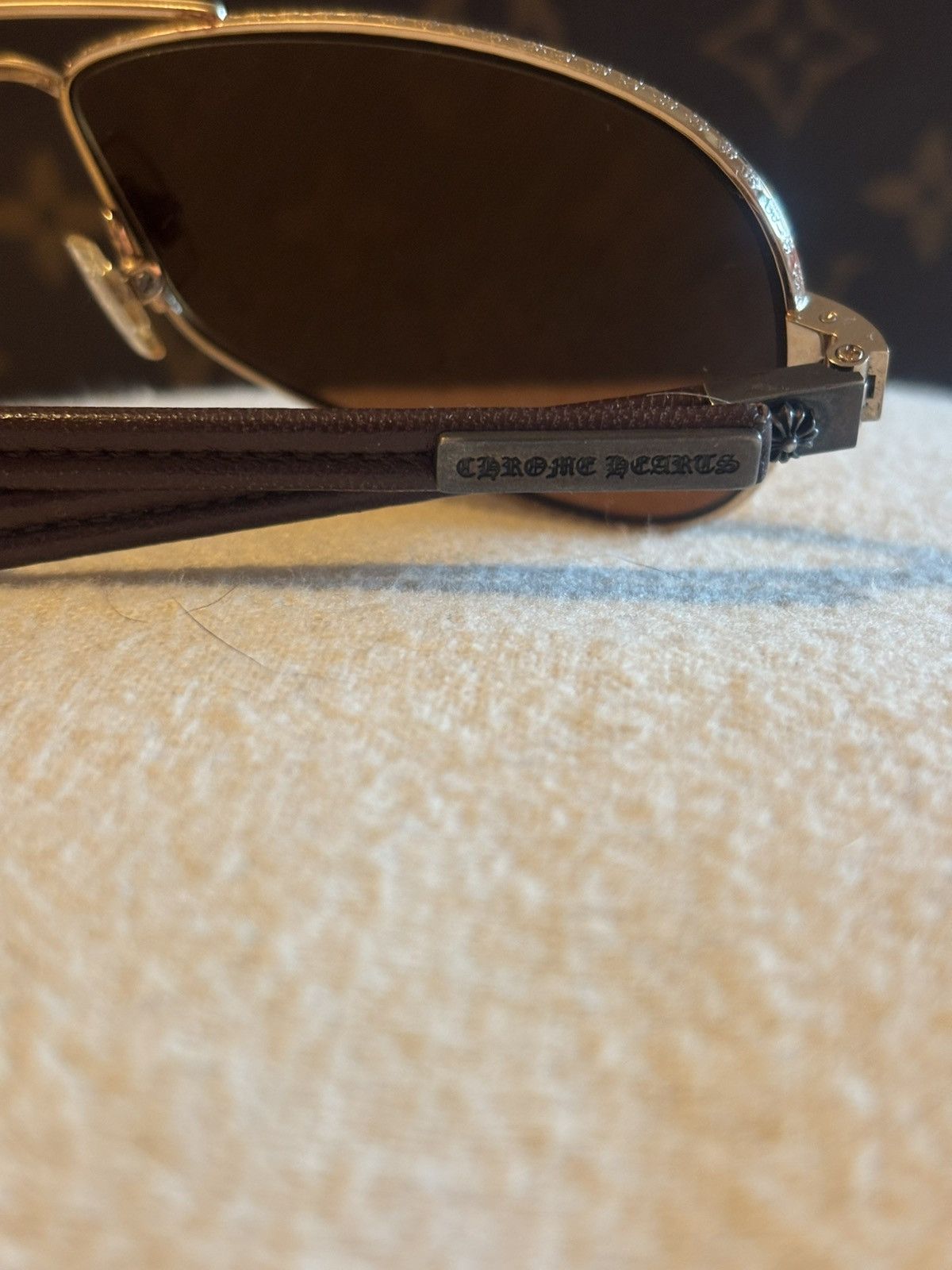 Chrome Hearts Chrome Hearts “Red Riot” aviator sunglasses. Size ONE SIZE - 15 Thumbnail
