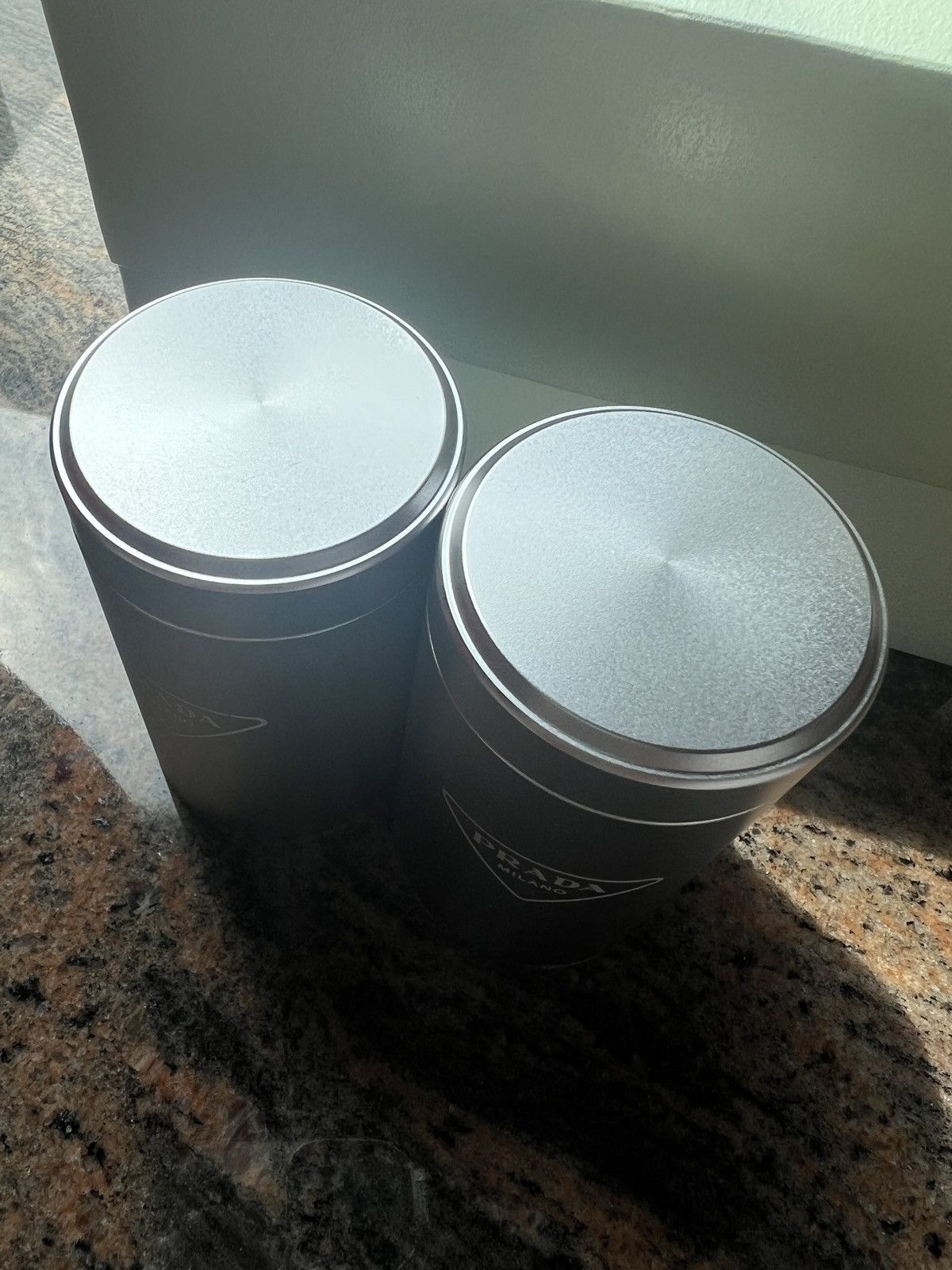 Prada Prada aluminum storage can container box set Size ONE SIZE - 5 Thumbnail