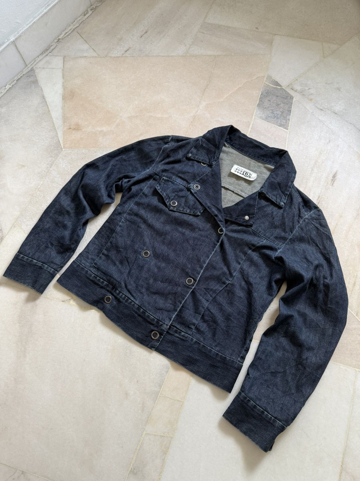 Maison Margiela Maison Margiela MM6 Double Breasted Denim jacket Size M / US 6-8 / IT 42-44 - 3 Thumbnail