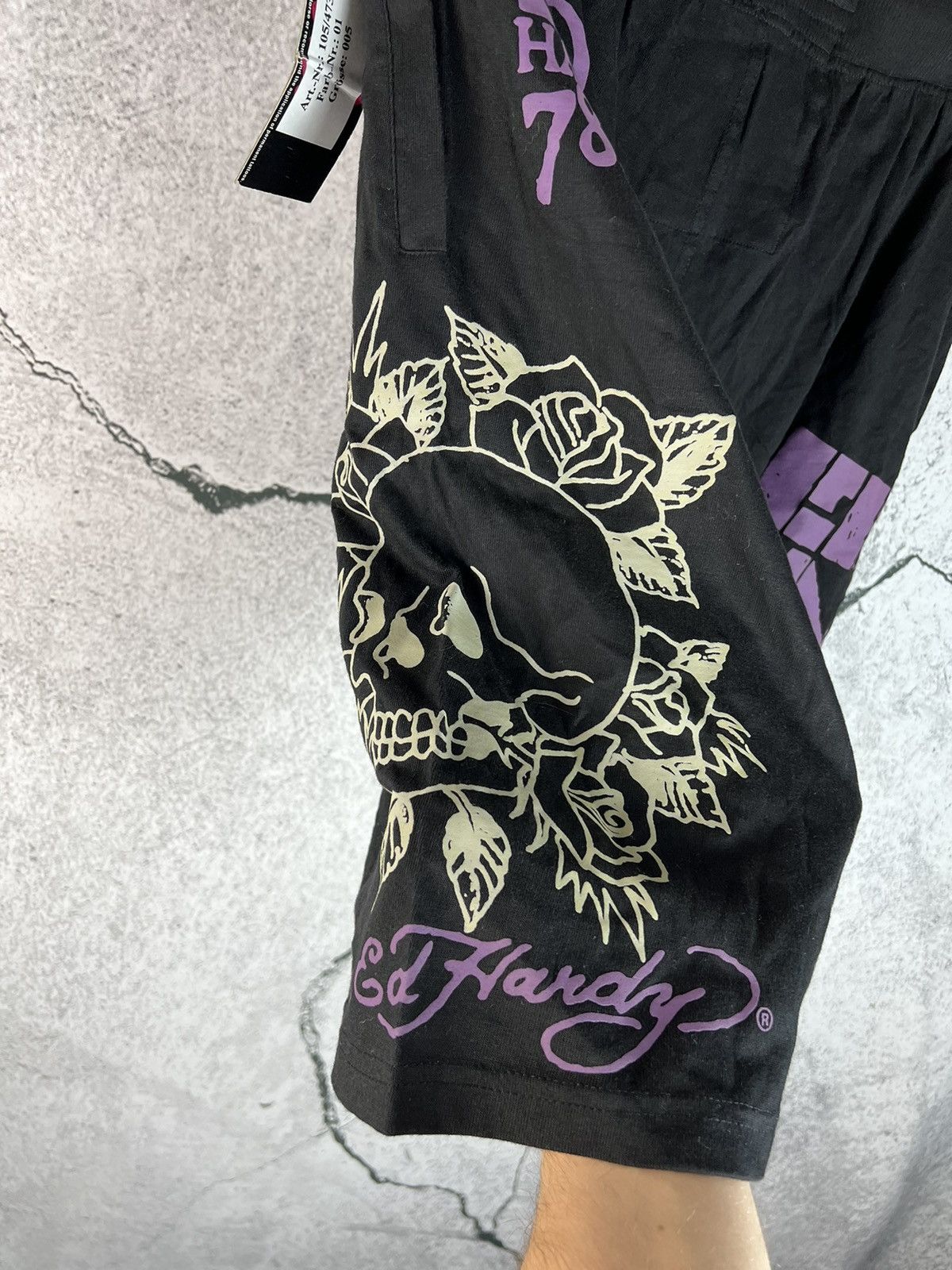 Ed Hardy Ed hardy x Christian Audigier faded y2k shorts Size US 32 / EU 48 - 4 Thumbnail