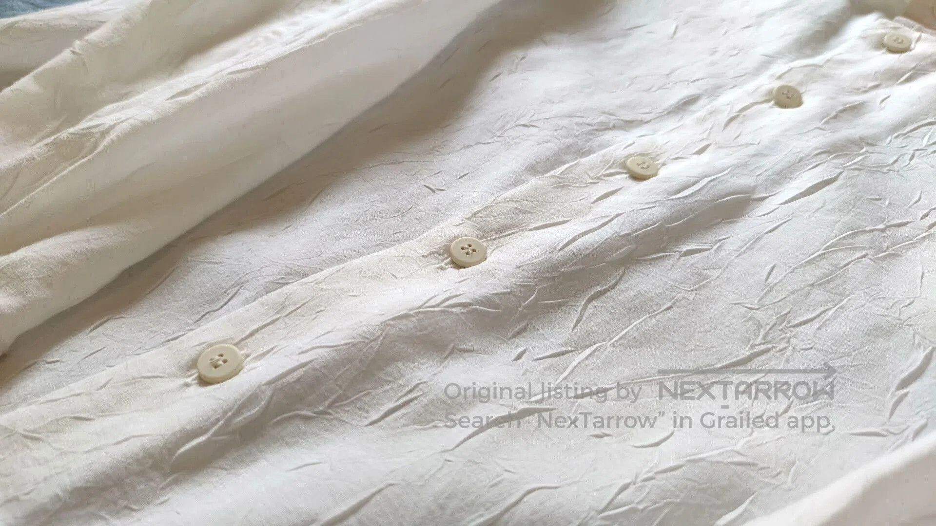 Issey Miyake Issey Miyake Pleated White Shirt for Men. Size US S / EU 44-46 / 1 - 5 Thumbnail