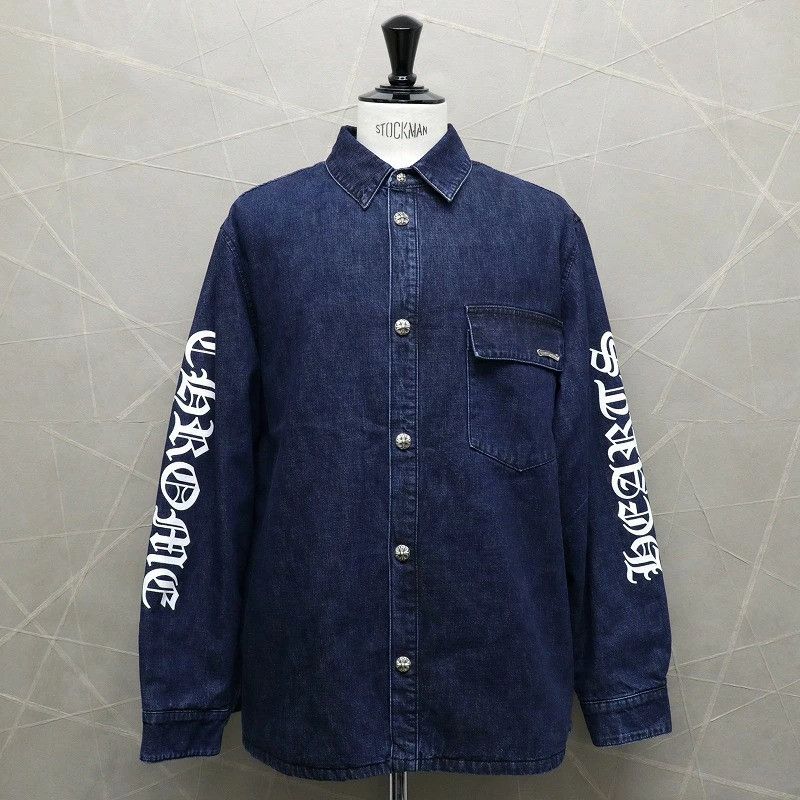 Chrome Hearts Chrome Hearts Denim Work'N Shirt Size US XL / EU 56 / 4 - 1 Thumbnail