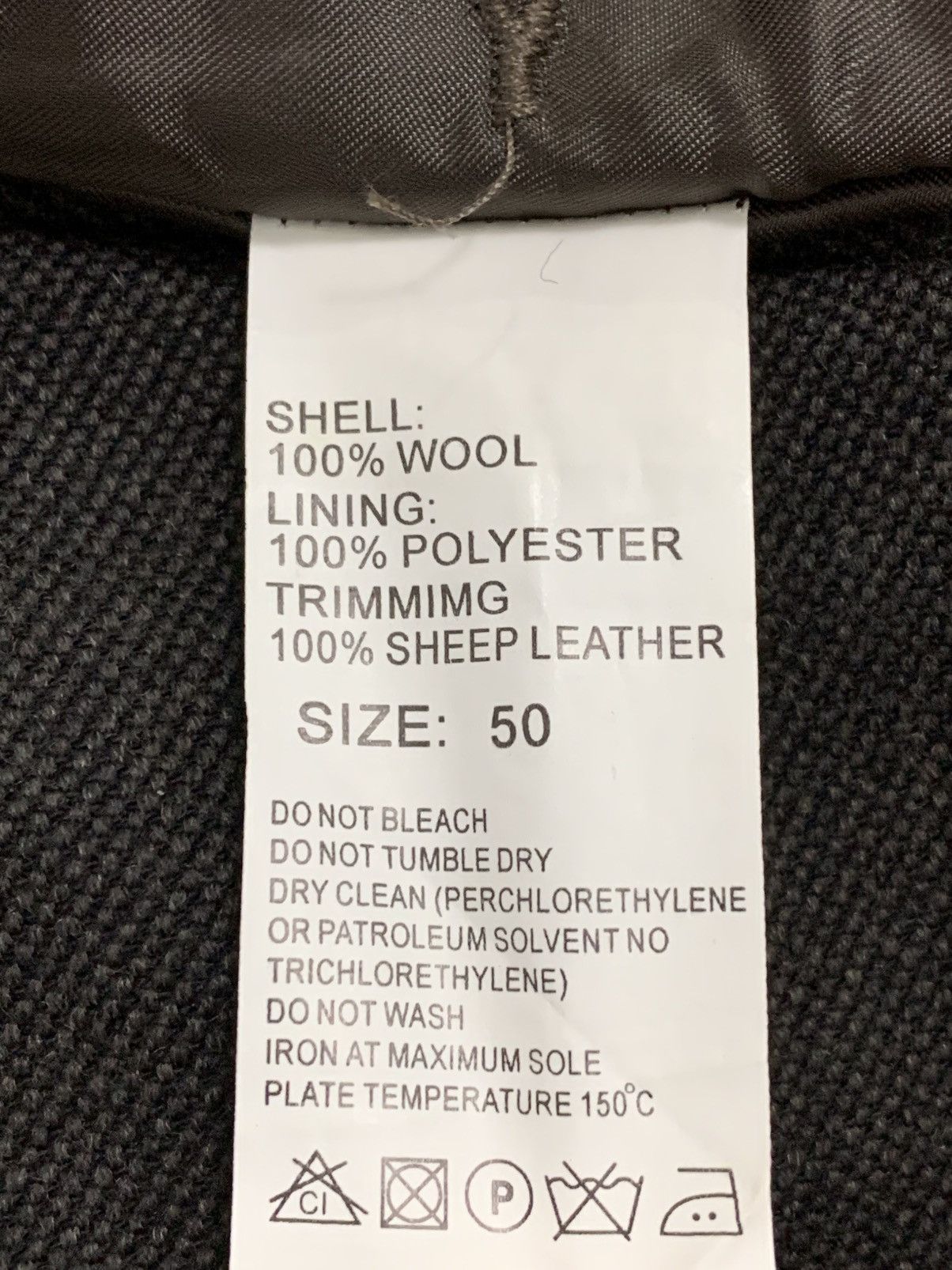 Balenciaga BALENCIAGA LEATHER ELBOW PATCH & HALF COLLAR WOOL BLAZER Size 50R - 13 Thumbnail