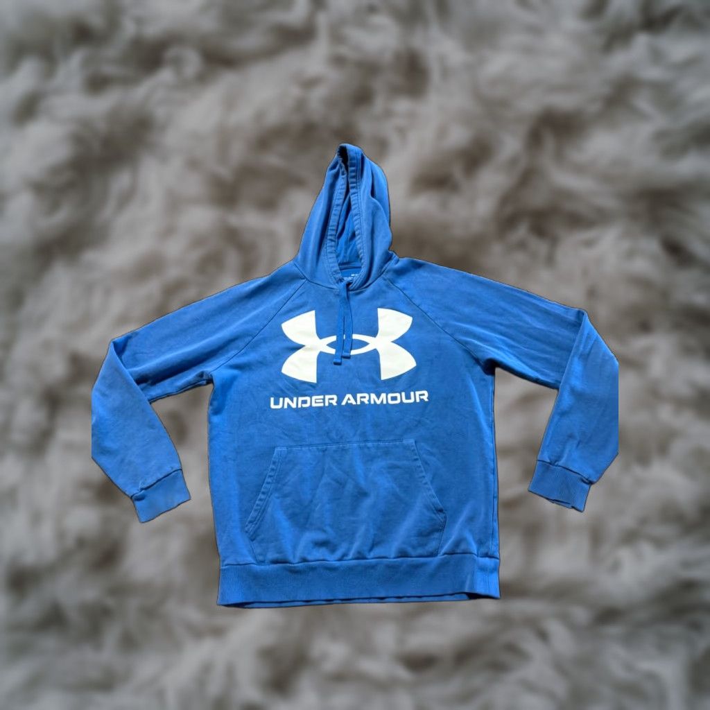 Under Armour Under Armour Hoodie Womens Pullover Medium Blue Relaxed Fit Size M / US 6-8 / IT 42-44 - 1 Thumbnail