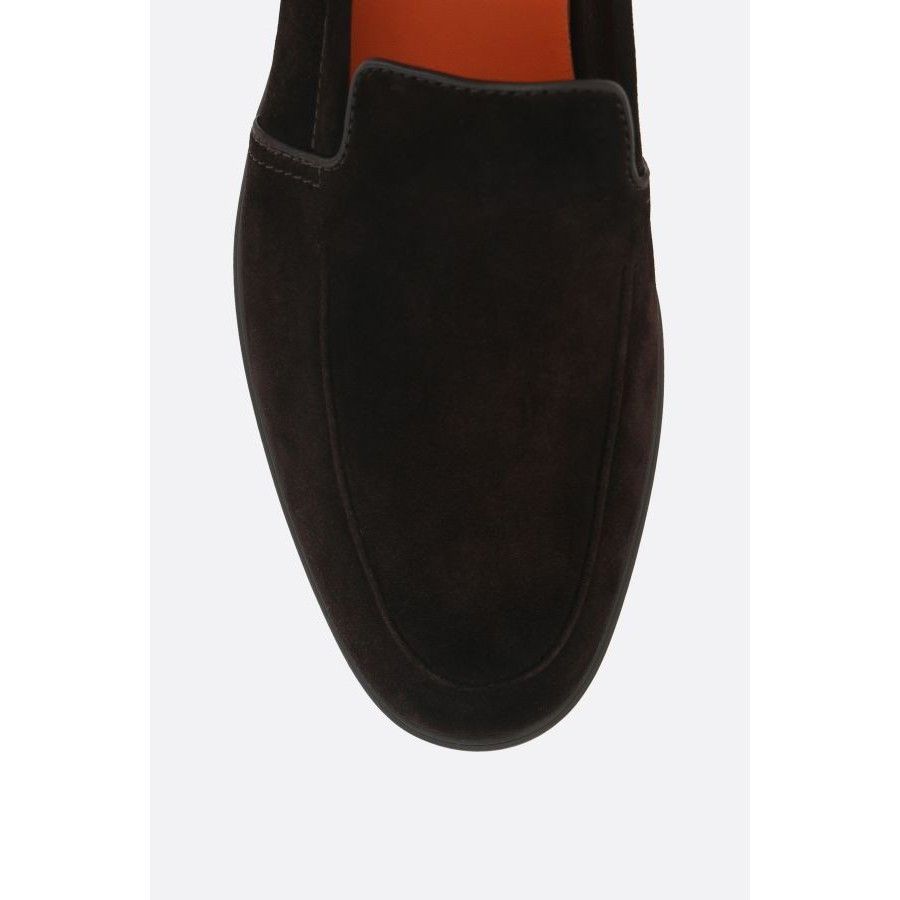 Santoni SANTONI Malibu Brown Suede Loafers New & Authentic (Men's s Size US 11 / EU 44 - 4 Thumbnail